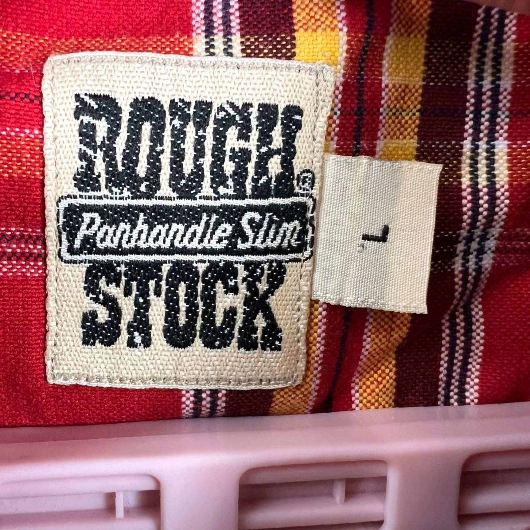 Vintage VINTAGE Panhandle Slim Rough Stock Plaid Button-Down Shirt Mens L Red Short Sleeve 50s 60s Western Mens Size US L / EU 52-54 / 3 - 5 Thumbnail