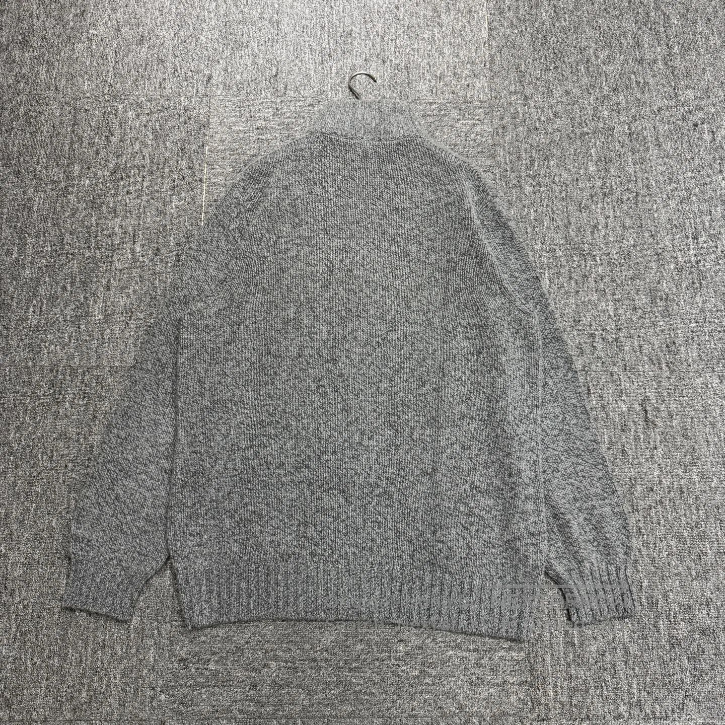 Loro Piana LORO PIANA size60 BABYCASHEMRE Gray Cashmere Knit Sweater| Size US XXL / EU 58 / 5 - 2 Thumbnail