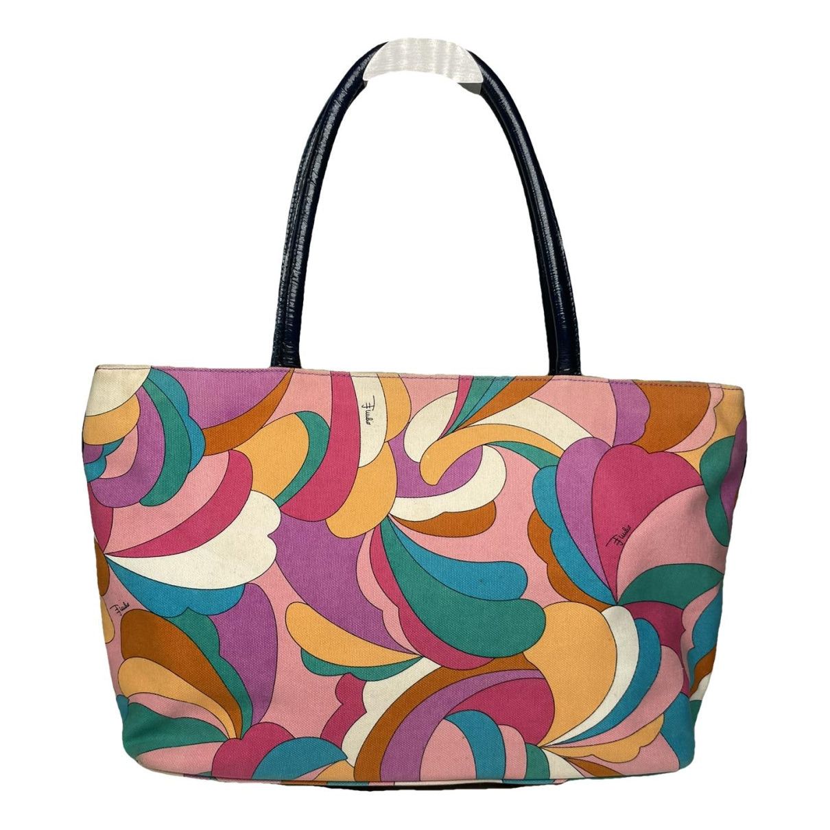 Emilio Pucci Multicolour Cotton Handbag Size ONE SIZE - 1 Thumbnail