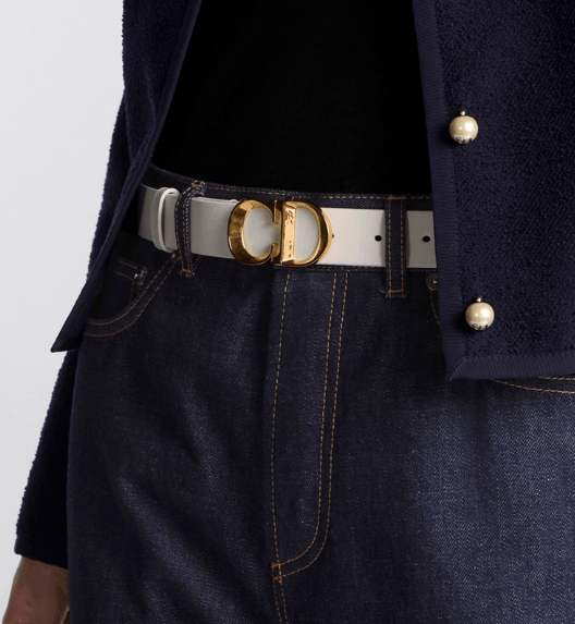 Dior o1w1db10525 Size : OS / B0329U C'est Dior Belt in White Size ONE SIZE - 6 Thumbnail