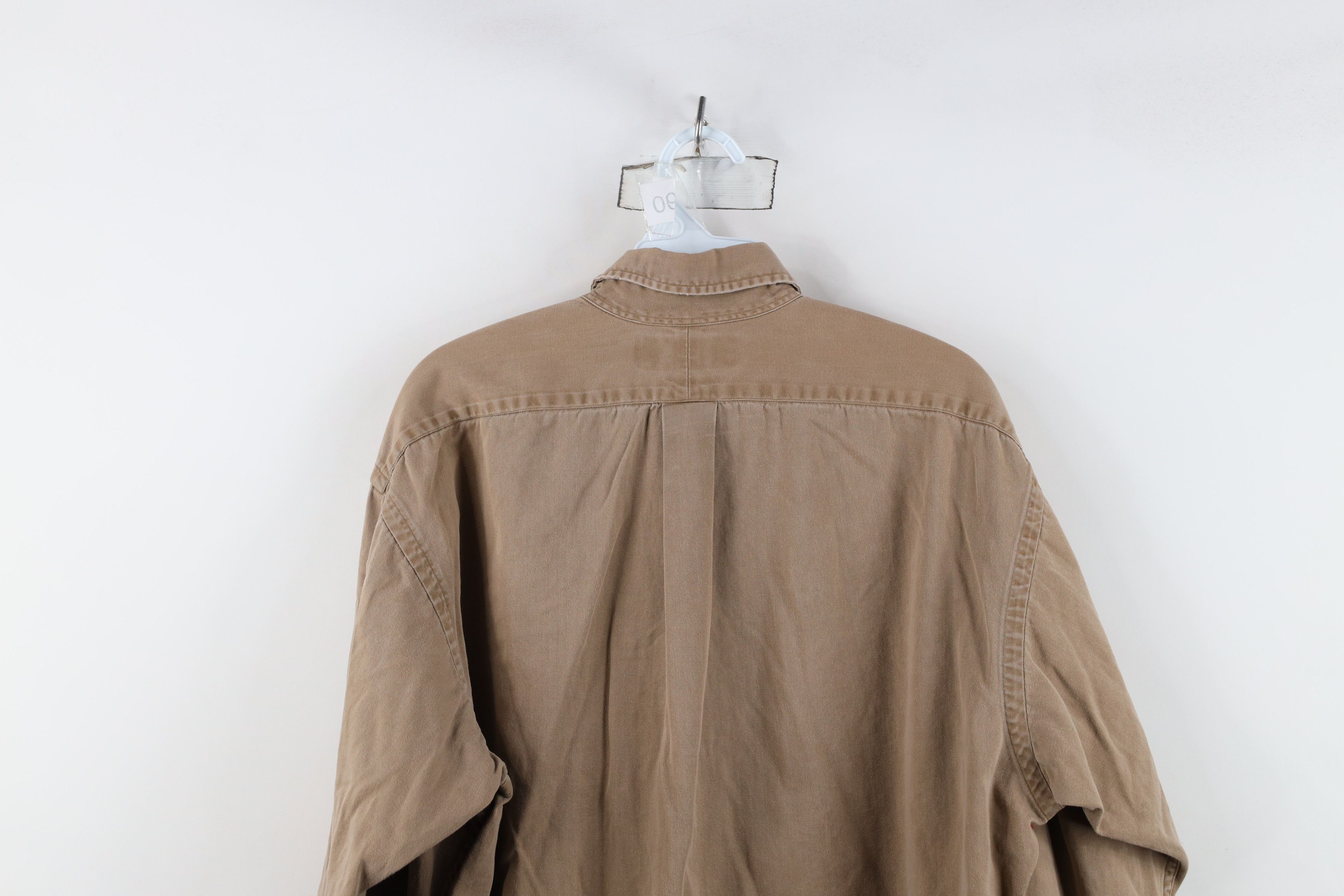 Ralph Lauren Vintage 90s Ralph Lauren Collared Button Down Shirt Brown Size US M / EU 48-50 / 2 - 15 Thumbnail