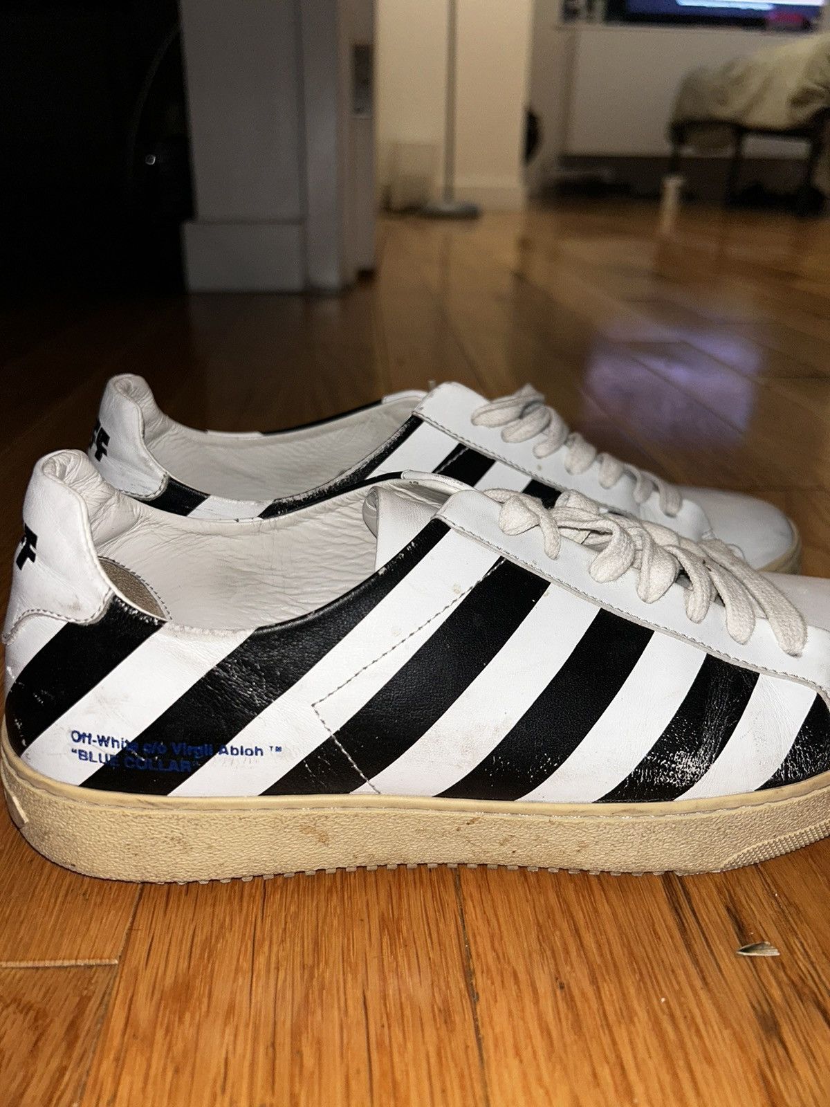 Off-White × Virgil Abloh 2018 VIRGIL “ BLUE COLLAR “ Size US 8 / EU 41 - 4 Thumbnail