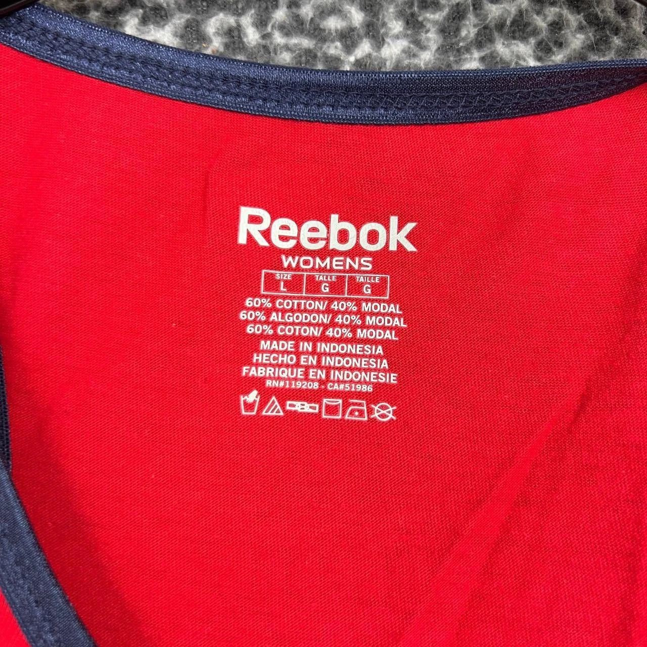 Reebok New England Patriots Shirt Women Red Sleeveless Top New L Size L / US 10 / IT 46 - 6 Thumbnail
