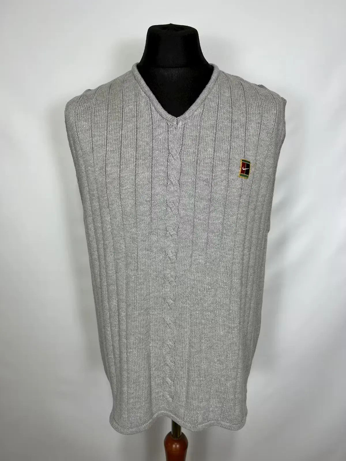 Nike × Vintage Vintage Nike court knitted y2k Size US L / EU 52-54 / 3 - 1 Thumbnail