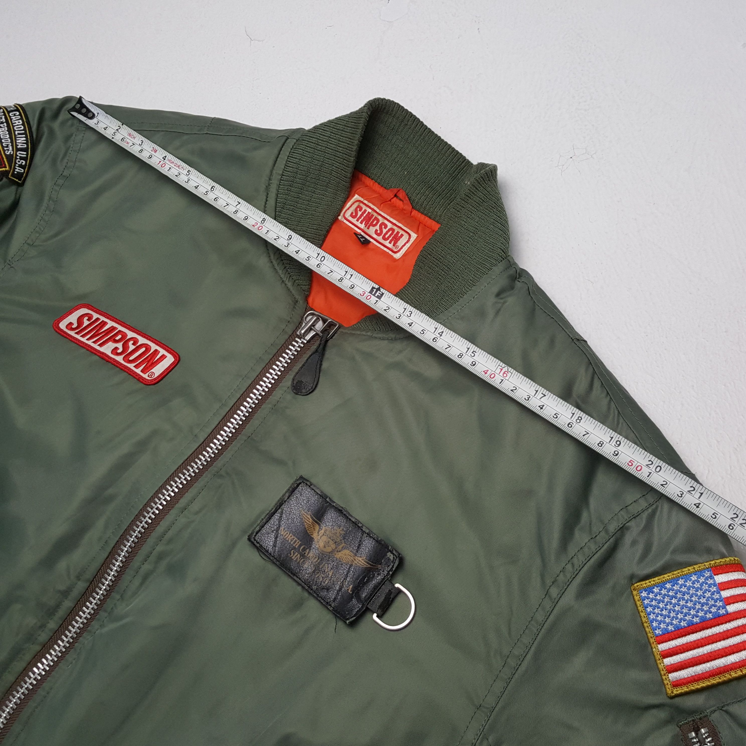 The Simpsons × Vintage SIMPSON NORTH CAROLINA Racing Motorsports Style Jacket Size US L / EU 52-54 / 3 - 5 Thumbnail