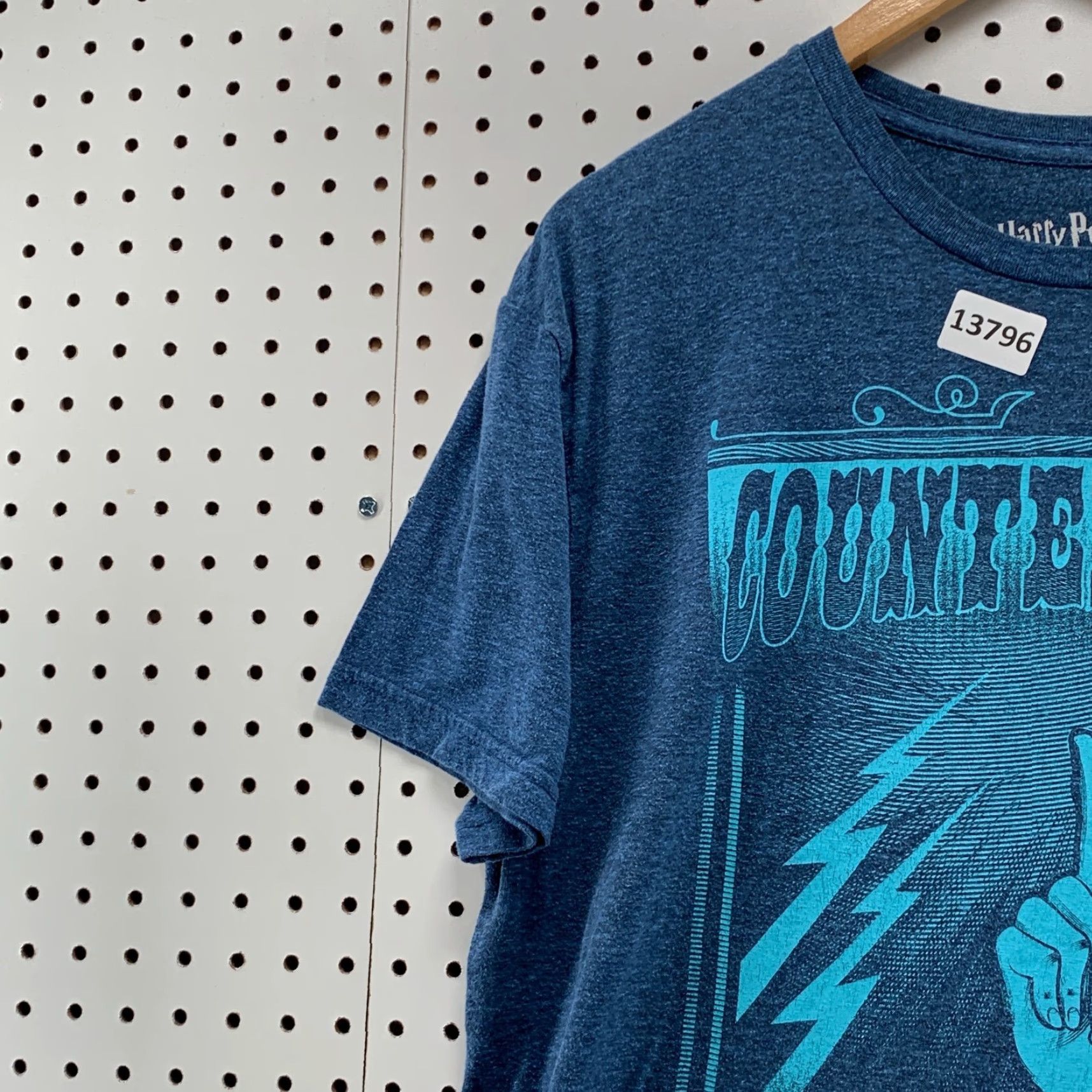 Vintage Vintage Harry Potter Dark Arts Blue T-Shirt XL Unisex 2010s Graphic Crew Neck Art Size US XL / EU 56 / 4 - 6 Thumbnail