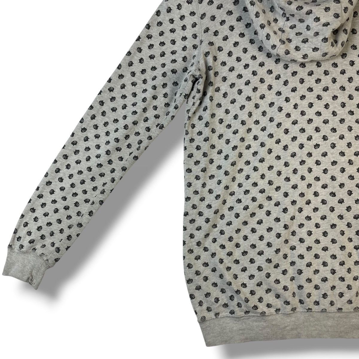 Issey Miyake 🇯🇵 NE-NET ISSEY MIYAKE FULL PRINT ZIPPER HOODIE SWEATER was Size L / US 10 / IT 46 - 14 Thumbnail