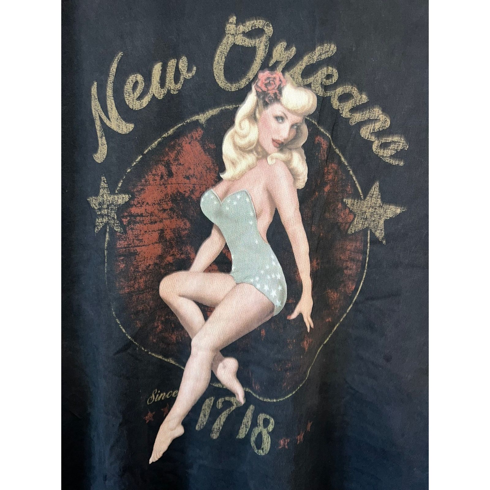Vintage Y2K The Duck New Orleans Babe Gray Graphic Shirt Tee 2000s L Size US L / EU 52-54 / 3 - 7 Thumbnail