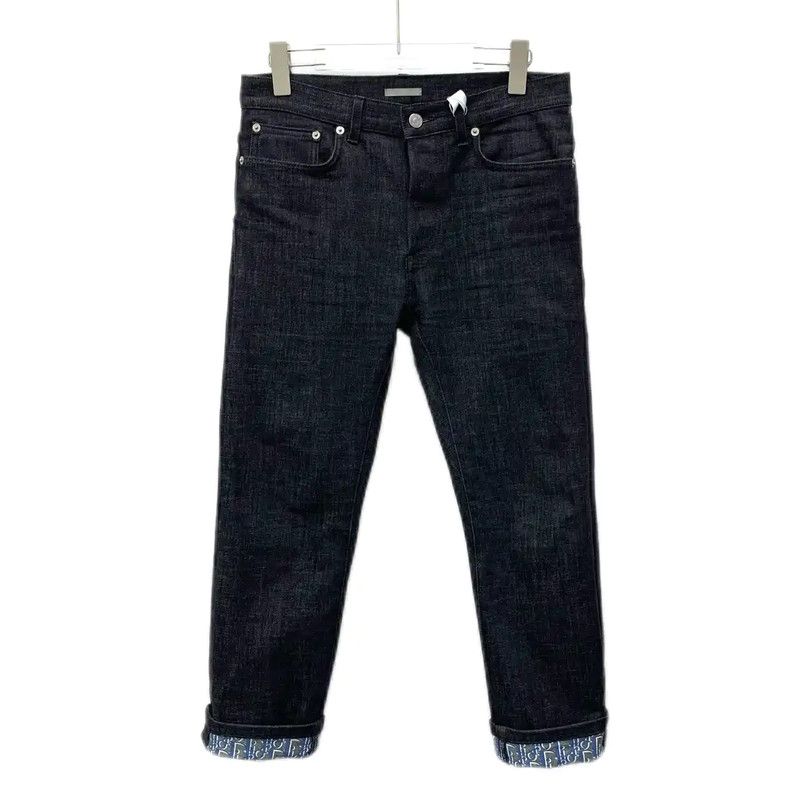 Dior Dior Black Gray Women's Denim Pants 0089 Size 28" / US 6 / IT 42 - 1 Thumbnail