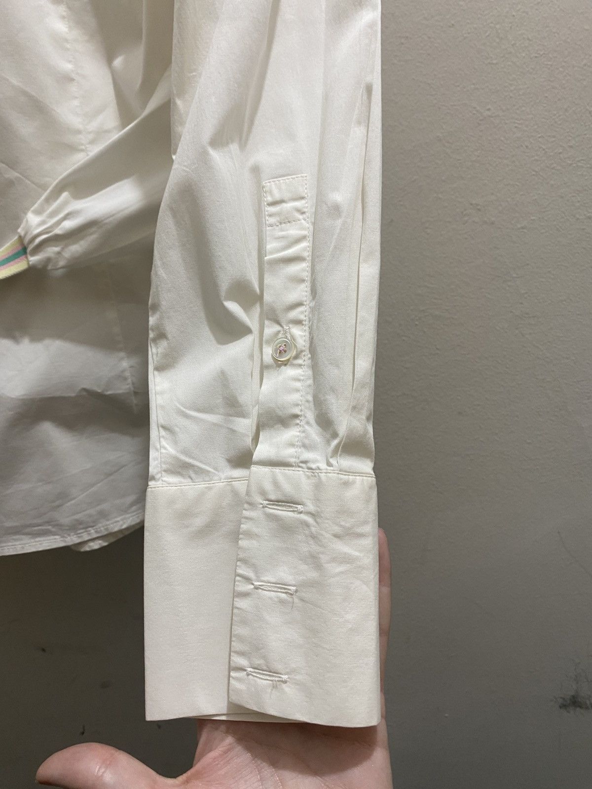 Marella MARELLA WHITE COTTON SHIRT Size M / US 6-8 / IT 42-44 - 6 Thumbnail