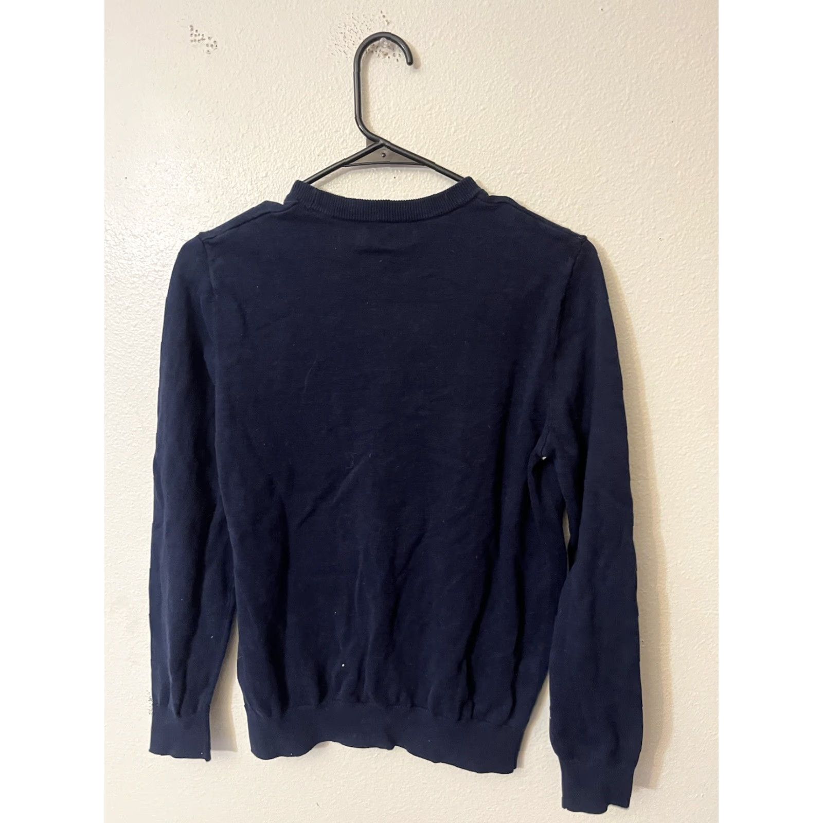 Nautica Nautica Mens Sweater Small Navy Blue Long Sleeve Crew Neck Cotton Logo Pullover Classic Size US S / EU 44-46 / 1 - 3 Thumbnail
