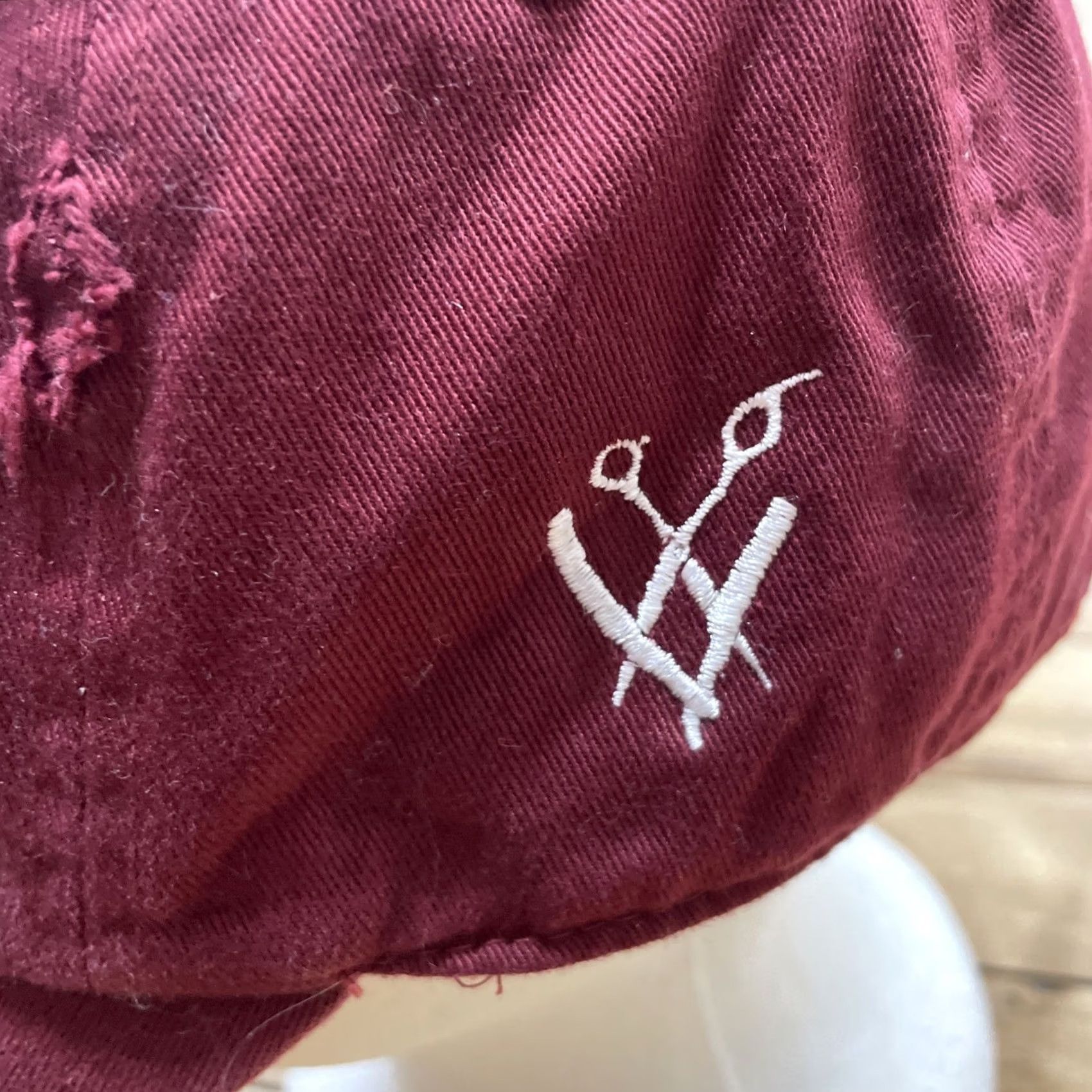 Vintage VINTAGE Kbethos Hat More than a Barber Stylist Cap Baseball Cap Mens One Size Red Thrash NEW Size ONE SIZE - 6 Thumbnail