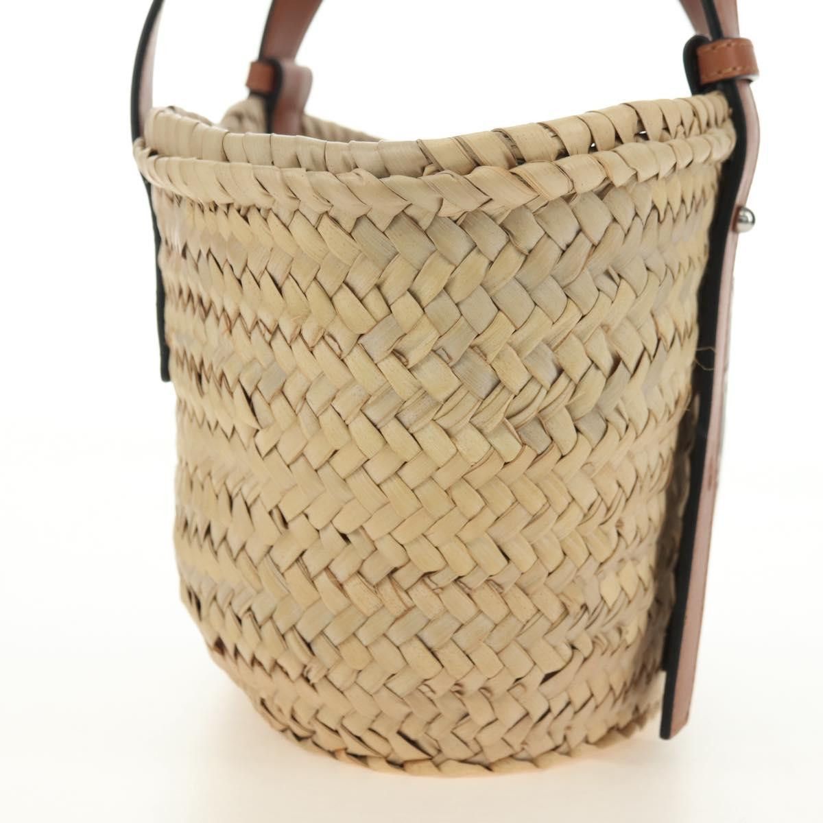 Loewe LOEWE Studio Ghibli Collaboration Hand Bag Raffia Beige Auth Size ONE SIZE - 4 Thumbnail