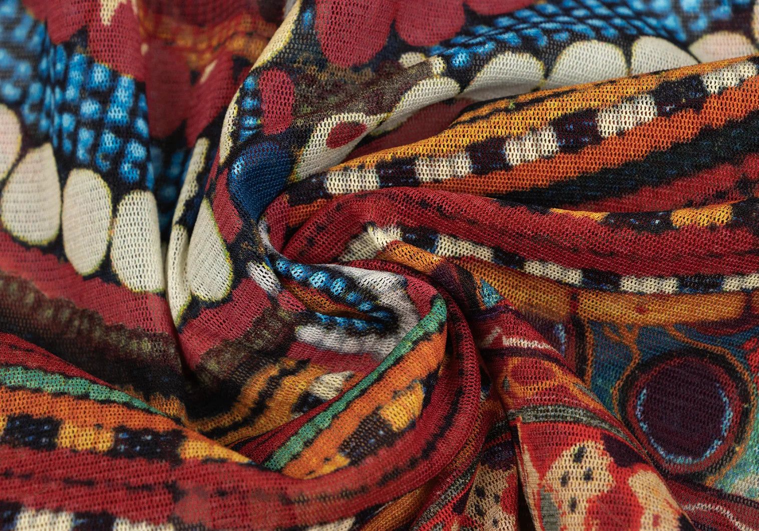 Jean Paul Gaultier Ethnic Print Power Net Shirt Multi Color Size 48 Size US M / EU 48-50 / 2 - 12 Thumbnail
