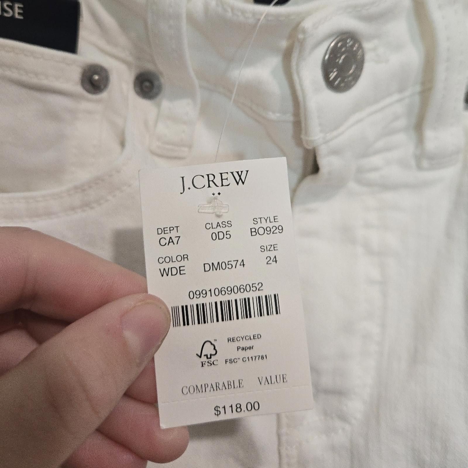 J.Crew J Crew 9" Mid-Rise Skinny Jean in Signature Stretch Size 24" / US 00 / IT 34 - 7 Thumbnail