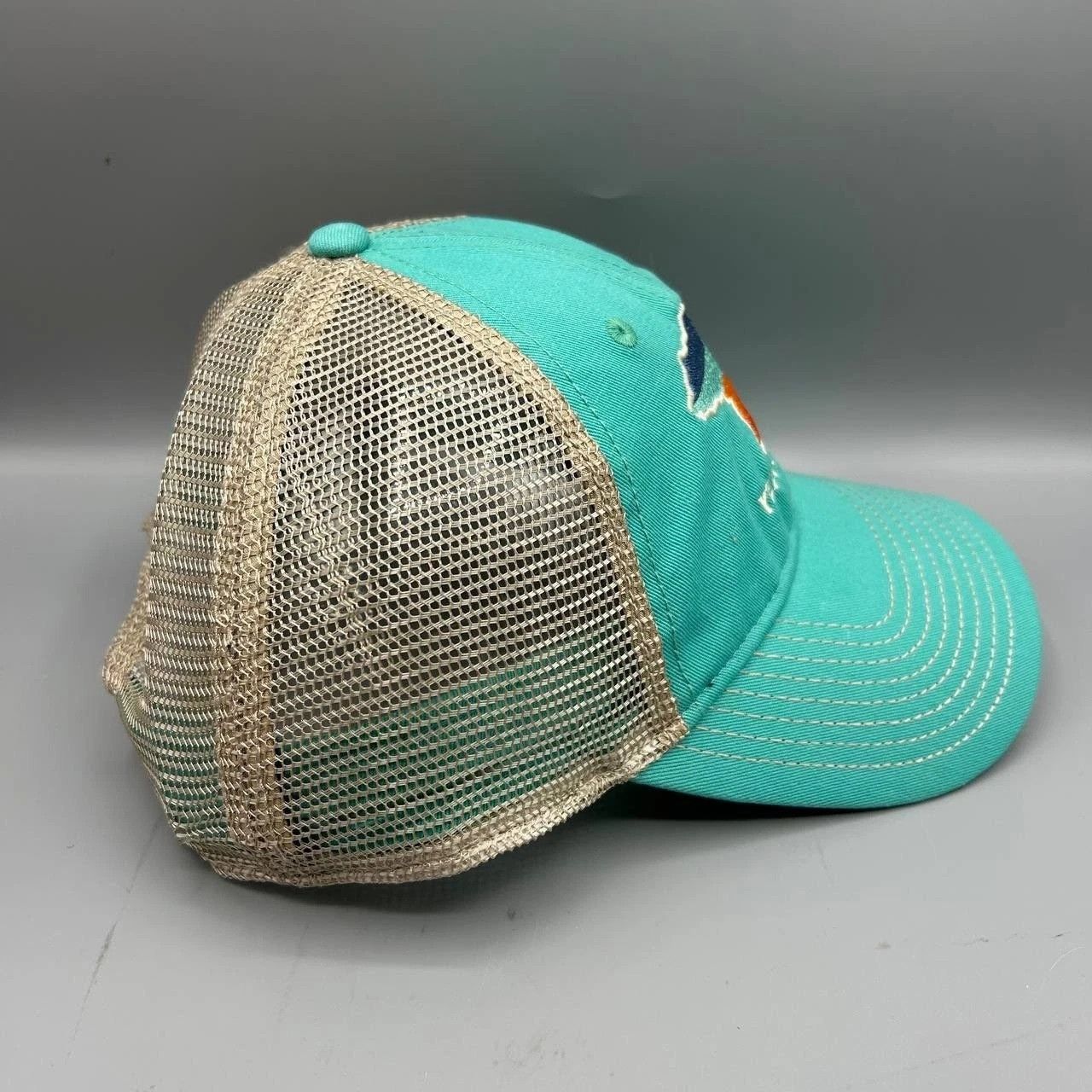 The Game Yellowstone Trucker Hat Men Blue Embroidered Snap Back Size ONE SIZE - 5 Thumbnail