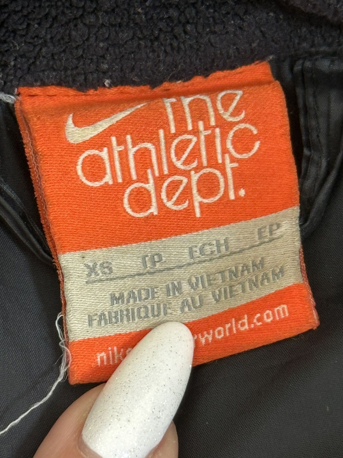Nike Vintage puffer/bomber jacket nike with fur japan style y2k Size XS / US 0-2 / IT 36-38 - 8 Thumbnail
