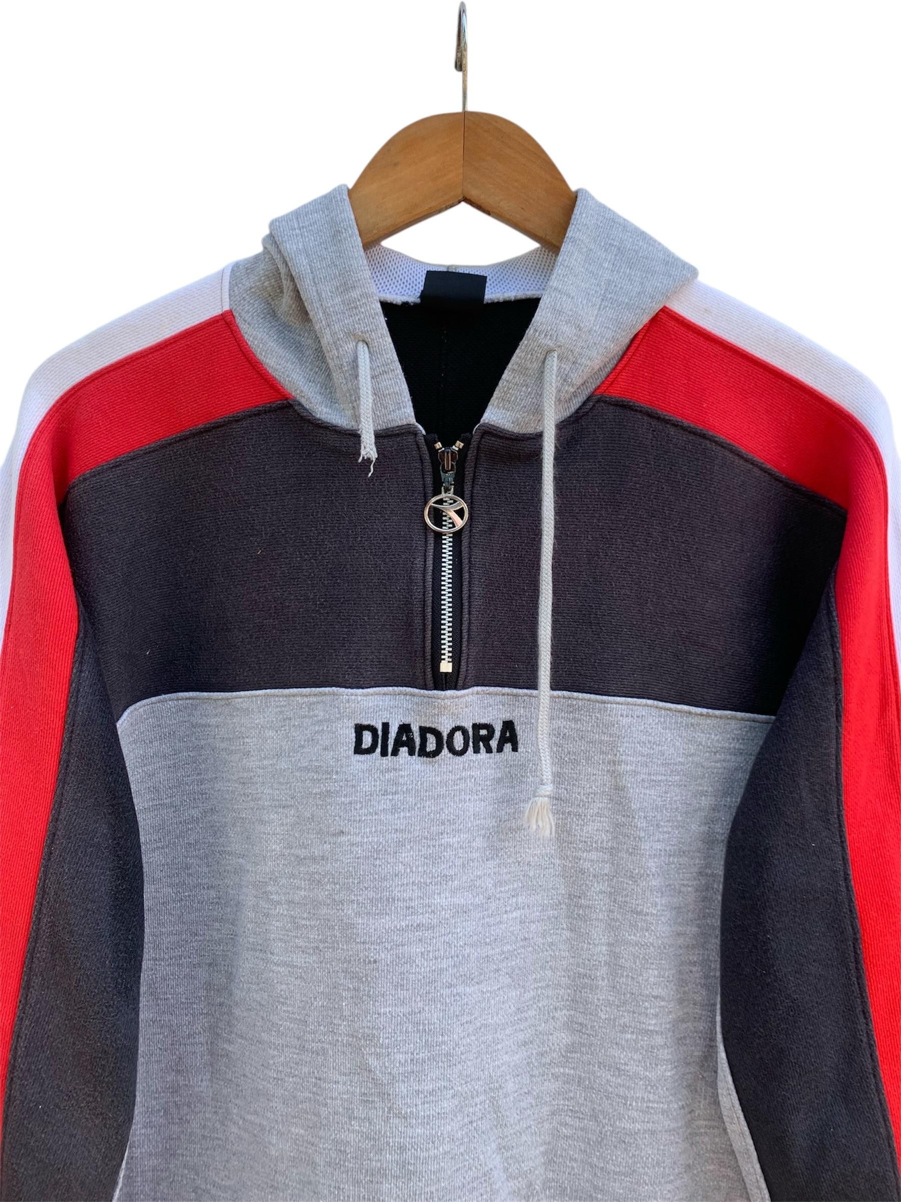 Diadora Vintage Diadora Light Your Fire Hoodie Jacket Size US M / EU 48-50 / 2 - 4 Thumbnail
