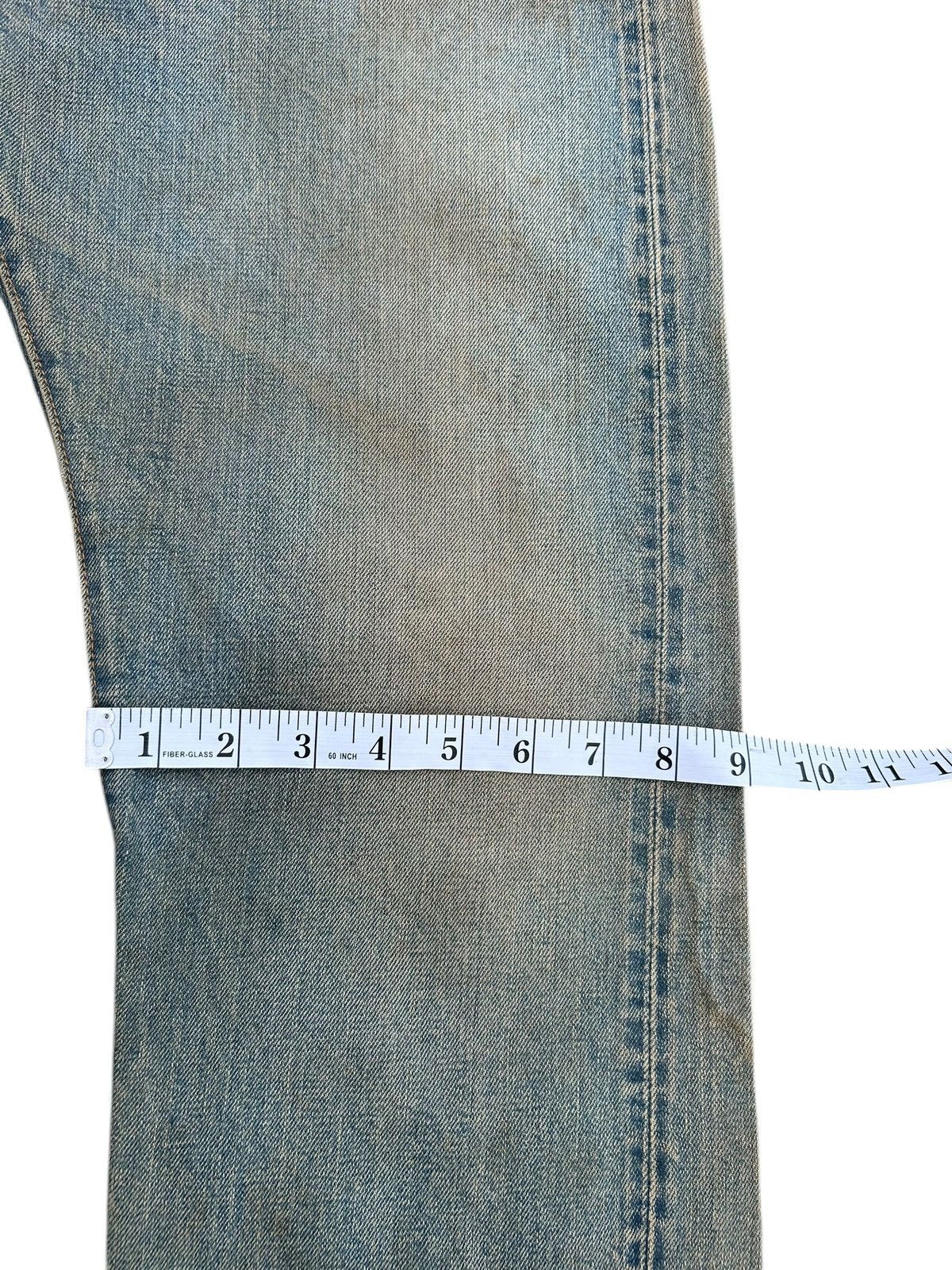 Kapital Vintage Warehouse Selvedge Distressed Rusty Dirty Denim Jean Size US 35 - 22 Thumbnail