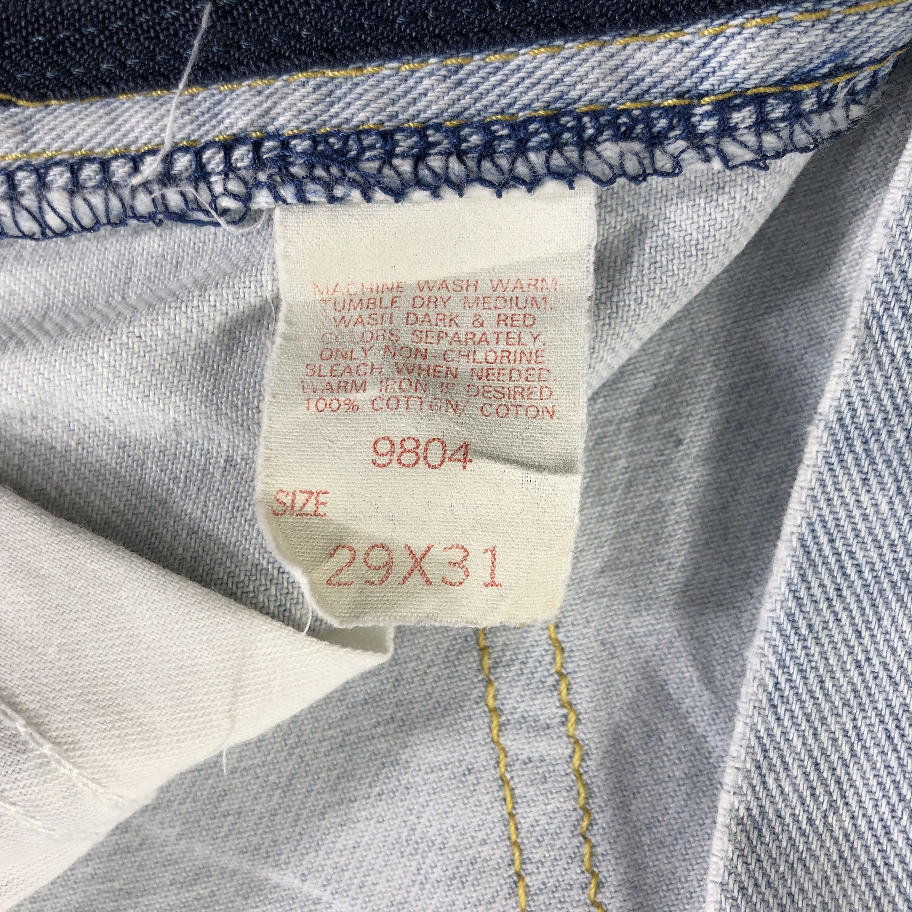 Lee Vintage Lee Jeans Medium Wash Denim KJ1630 Size 25" / US 0 / IT 36 - 11 Thumbnail