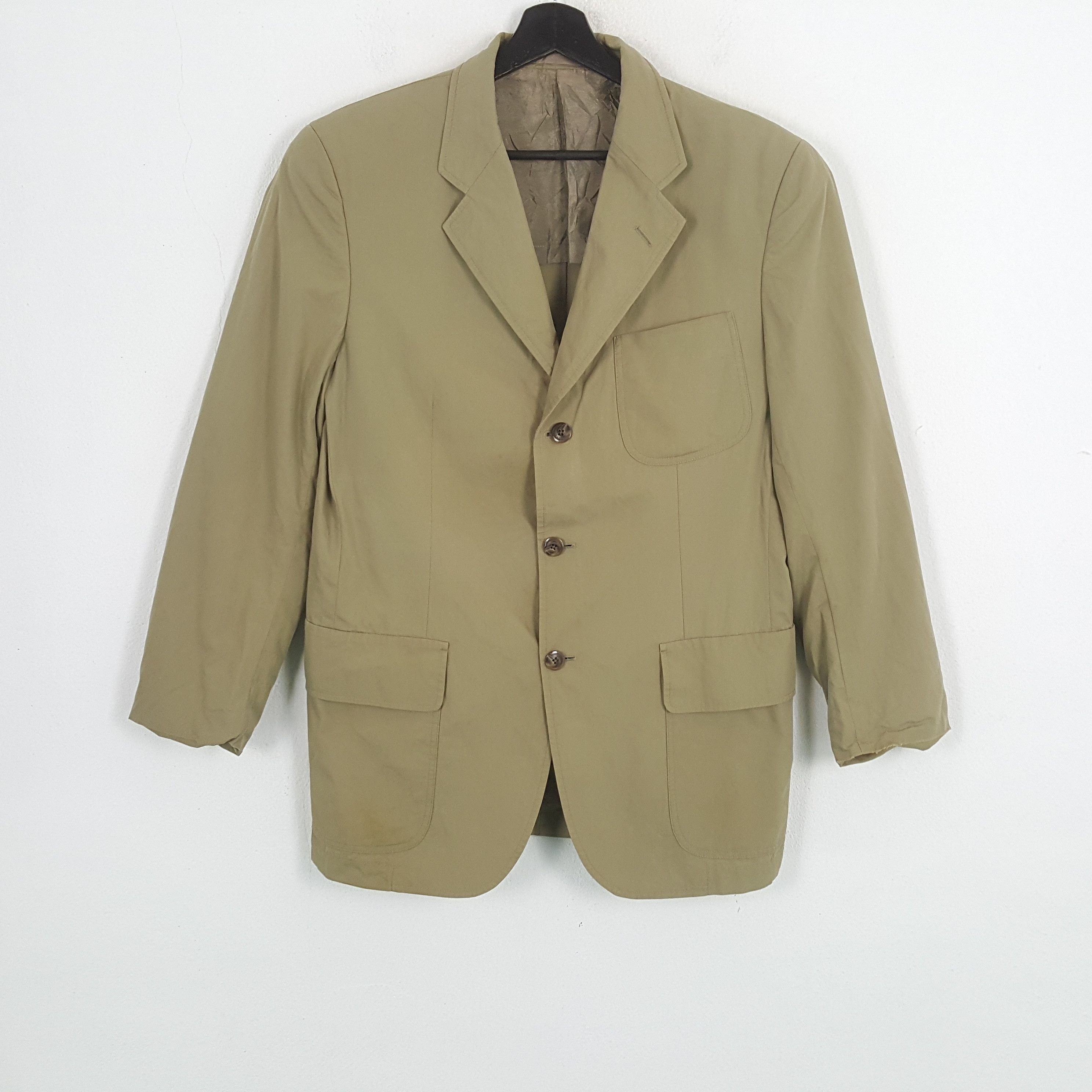 Burberry × Vintage BURBERRY LONDON Fashion Brand Custom Art Blazer Size 36R - 3 Thumbnail