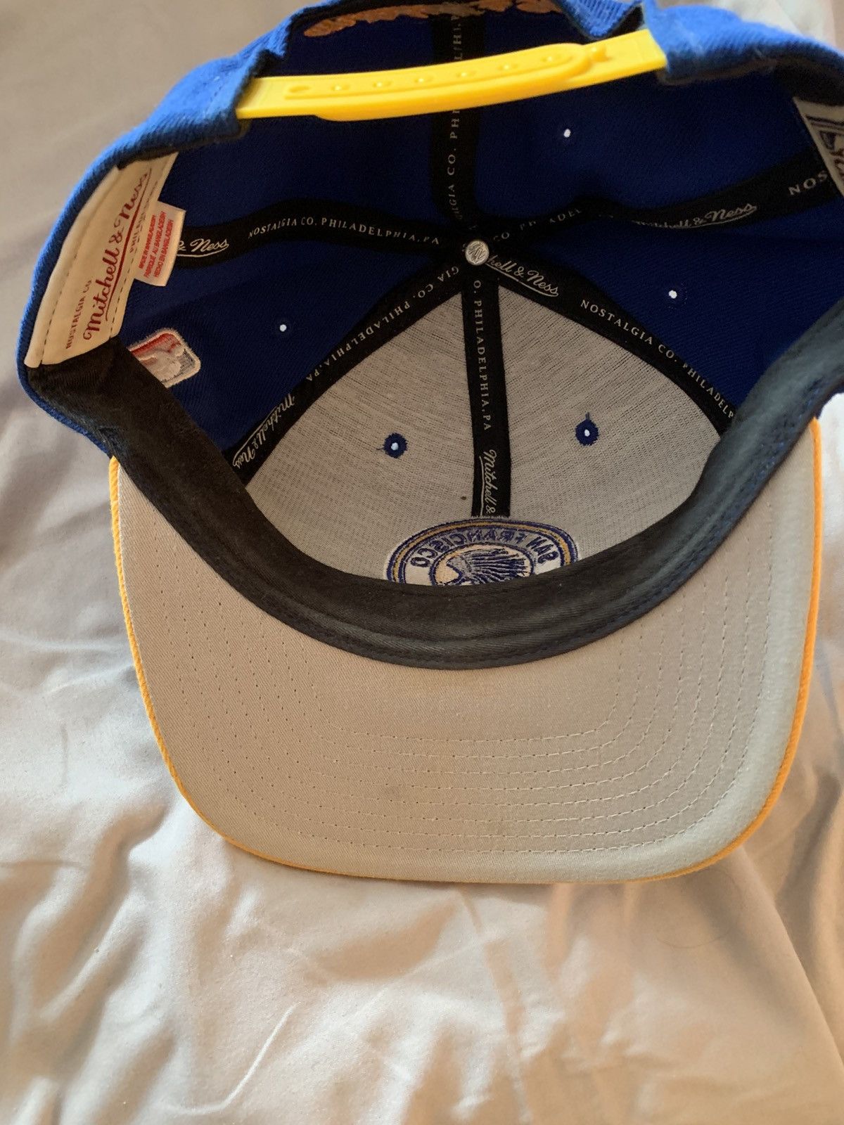 Mitchell & Ness Mitchell & Ness Golden State Warriors Throwback Snapback hat Size ONE SIZE - 4 Thumbnail