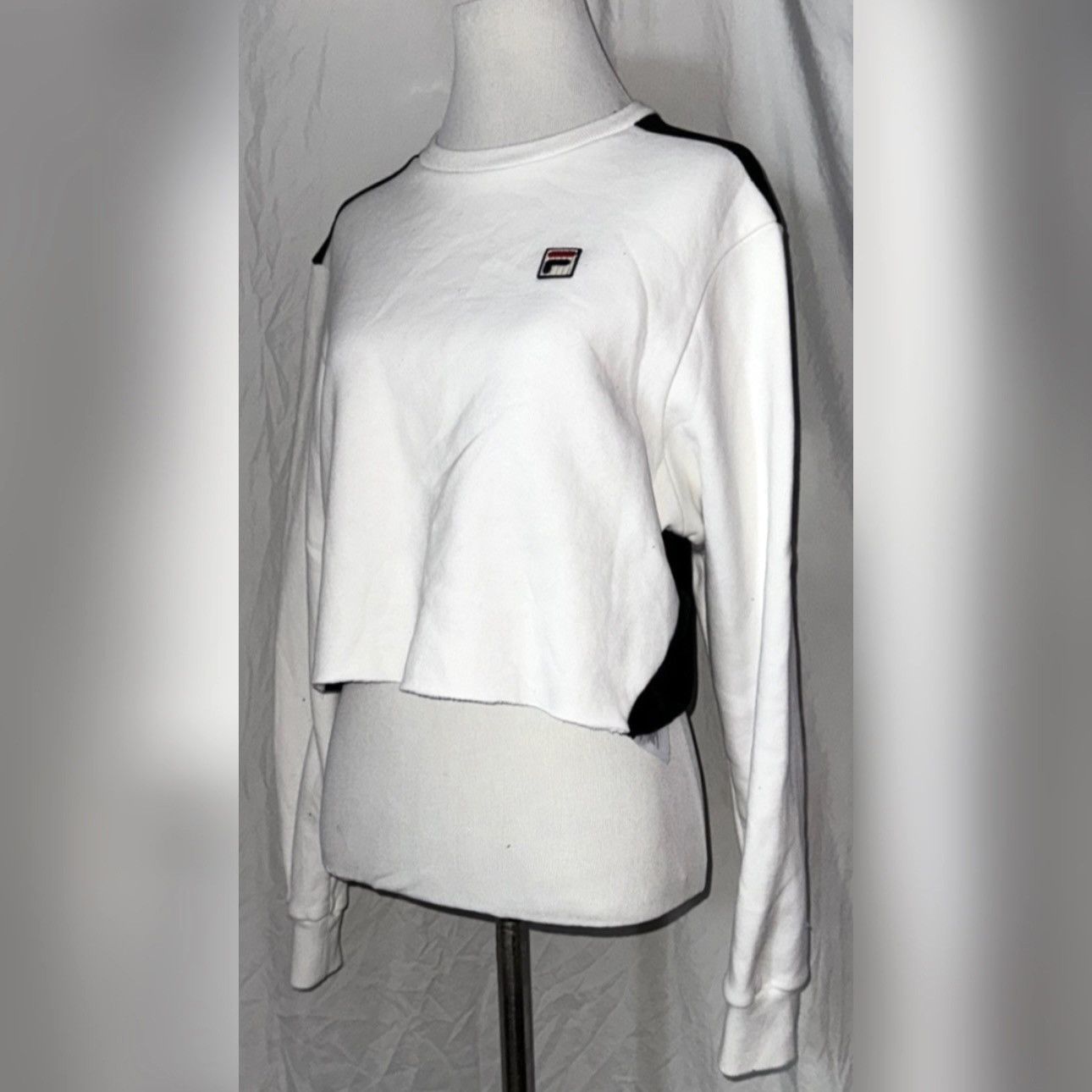 Fila FILA, Two Tone, Velvet Back, Cropped Sweatshirt Size M / US 6-8 / IT 42-44 - 12 Thumbnail