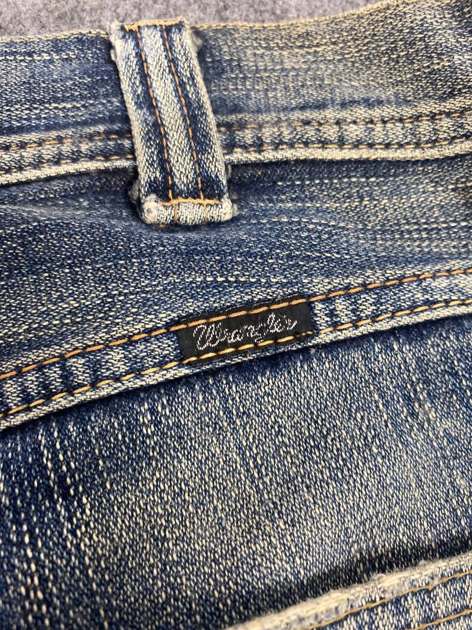 Wrangler vintage wrangler uneven faded distressed denim Size US 32 / EU 48 - 7 Thumbnail