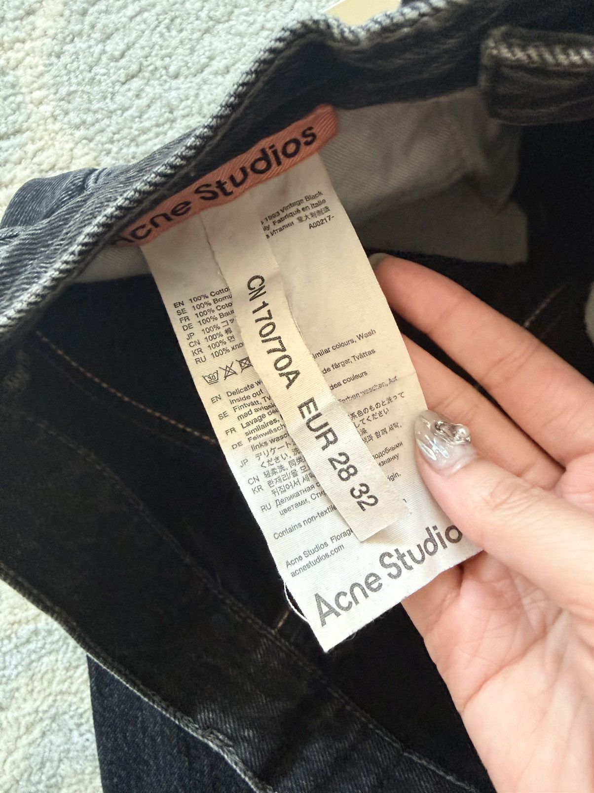 Acne Studios Acne Studios 1993 Vintage Black size 28/32 Size 27" / US 4 / IT 40 - 5 Thumbnail