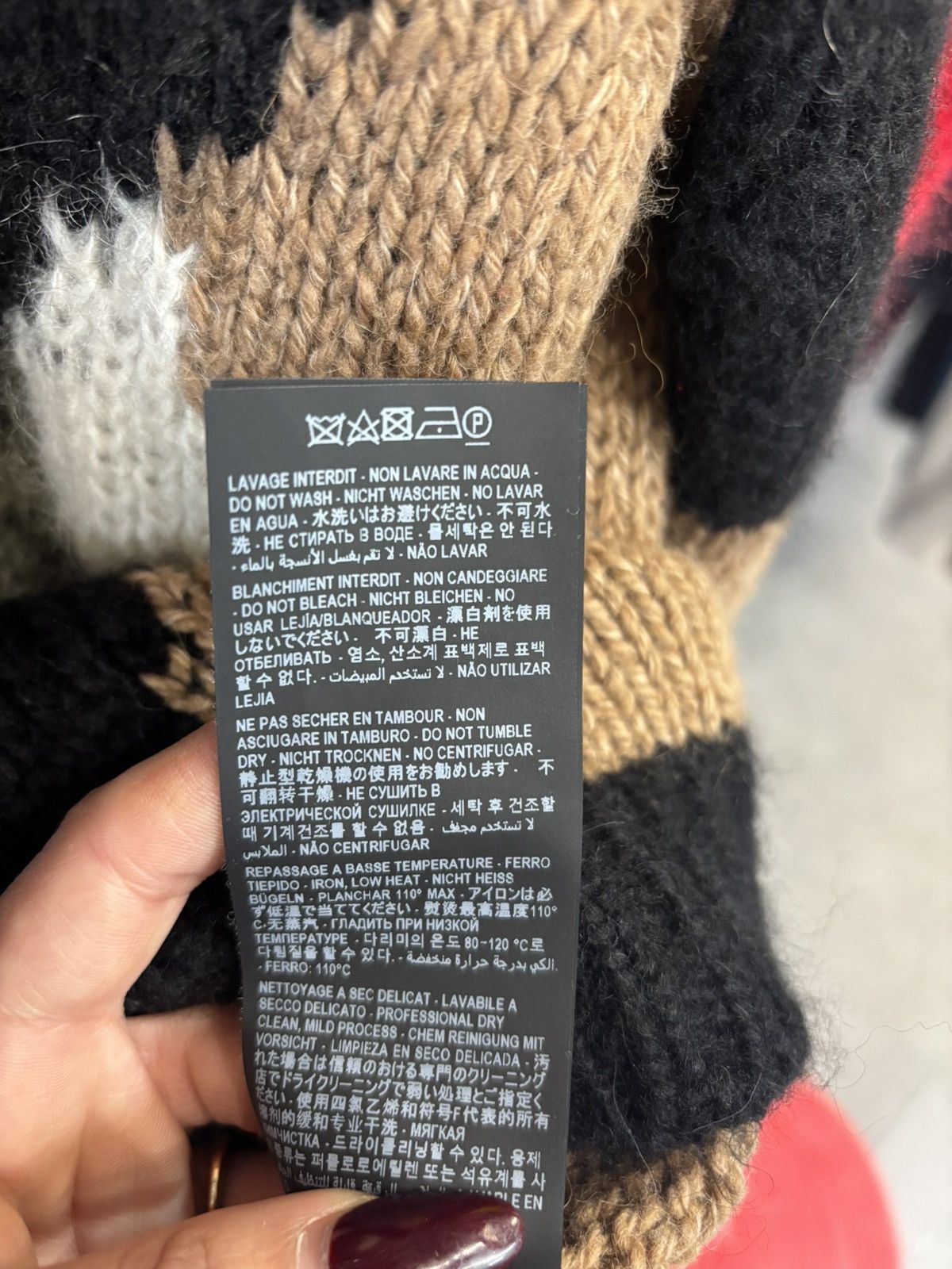 Yves Saint Laurent SAINT LAURENT ABSTRACT CAMP KNITWEAR - USED SIZE XL Size US XL / EU 56 / 4 - 6 Thumbnail