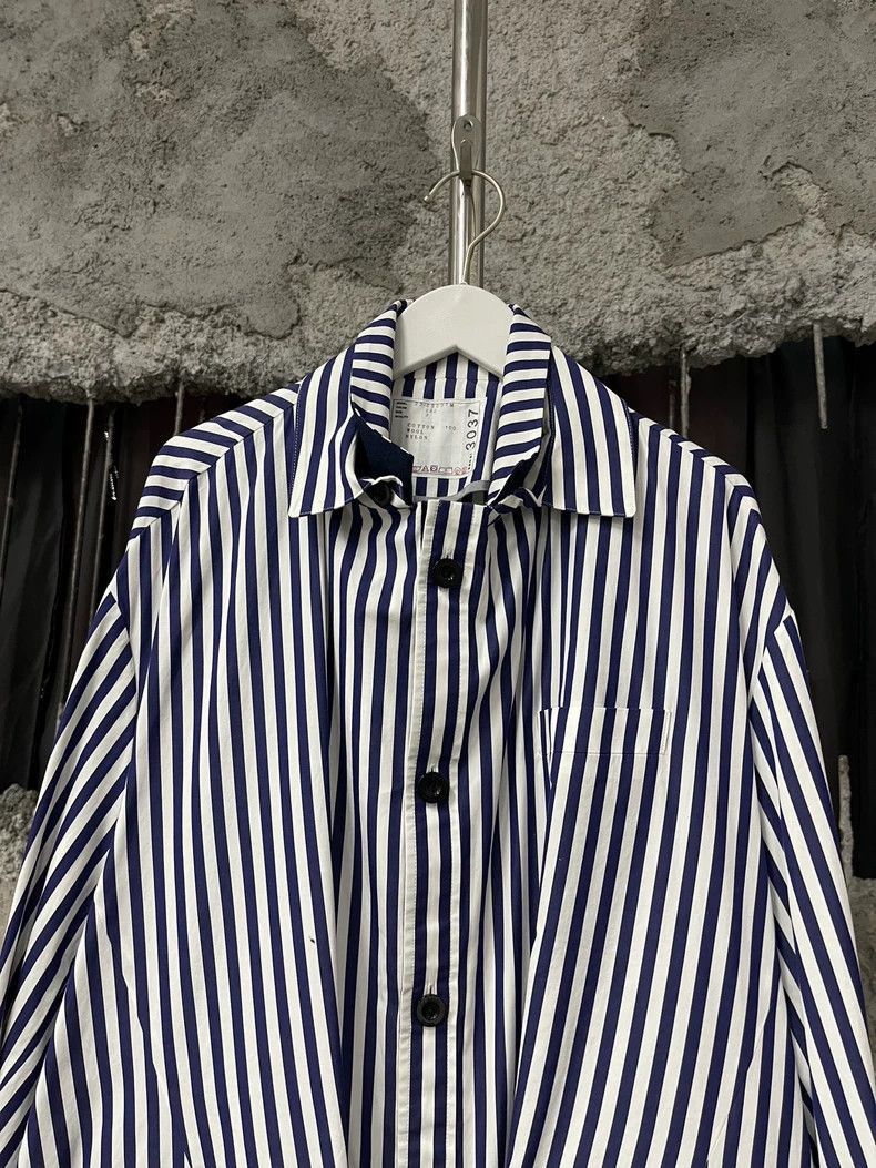 Sacai Sacai Striped Jacket Outerwear Size 2-2506 Size US S / EU 44-46 / 1 - 3 Thumbnail