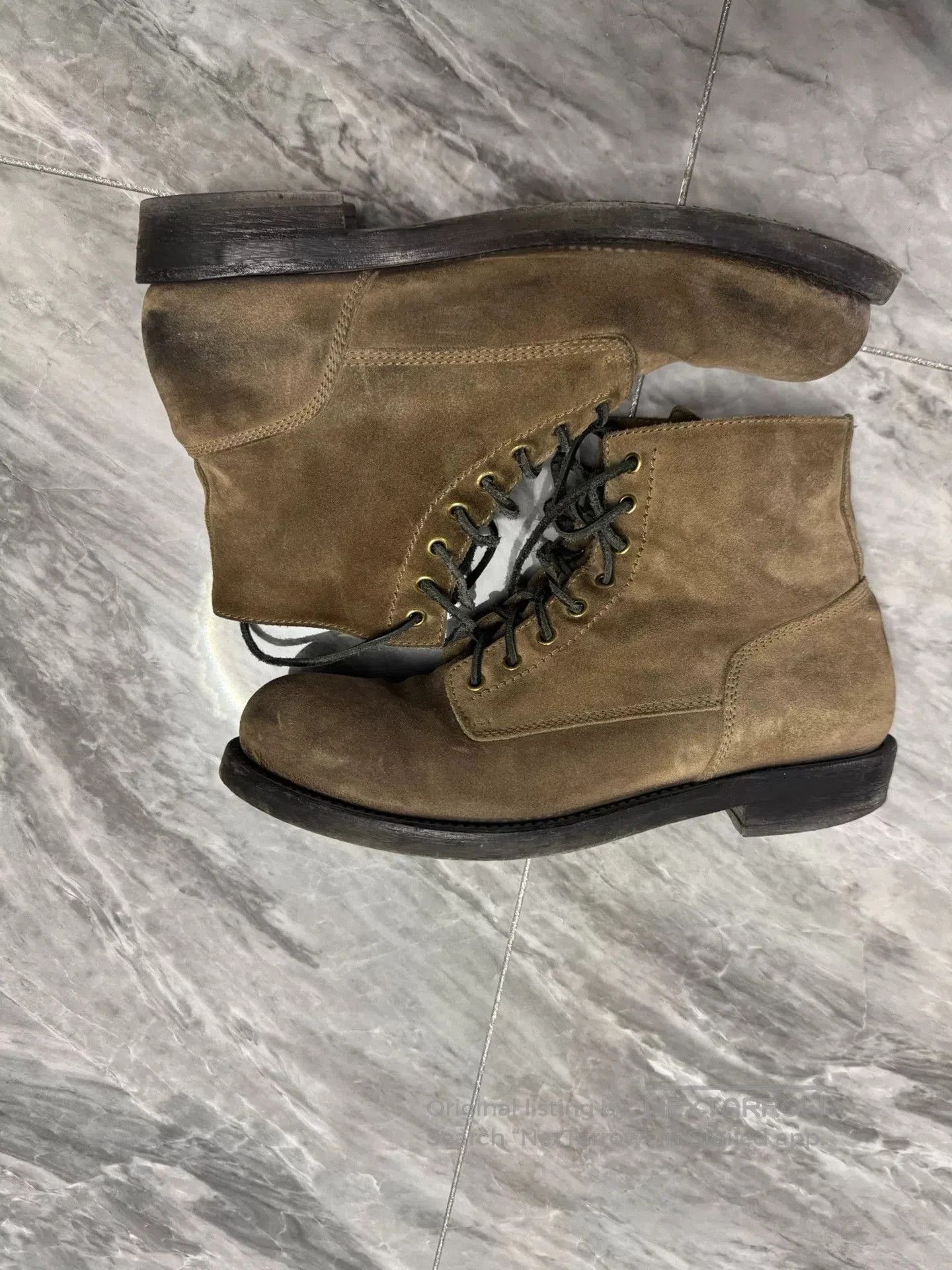 Buttero BUTTERO Men's Distressed High-Top Boots. Size US 10 / EU 43 - 2 Thumbnail