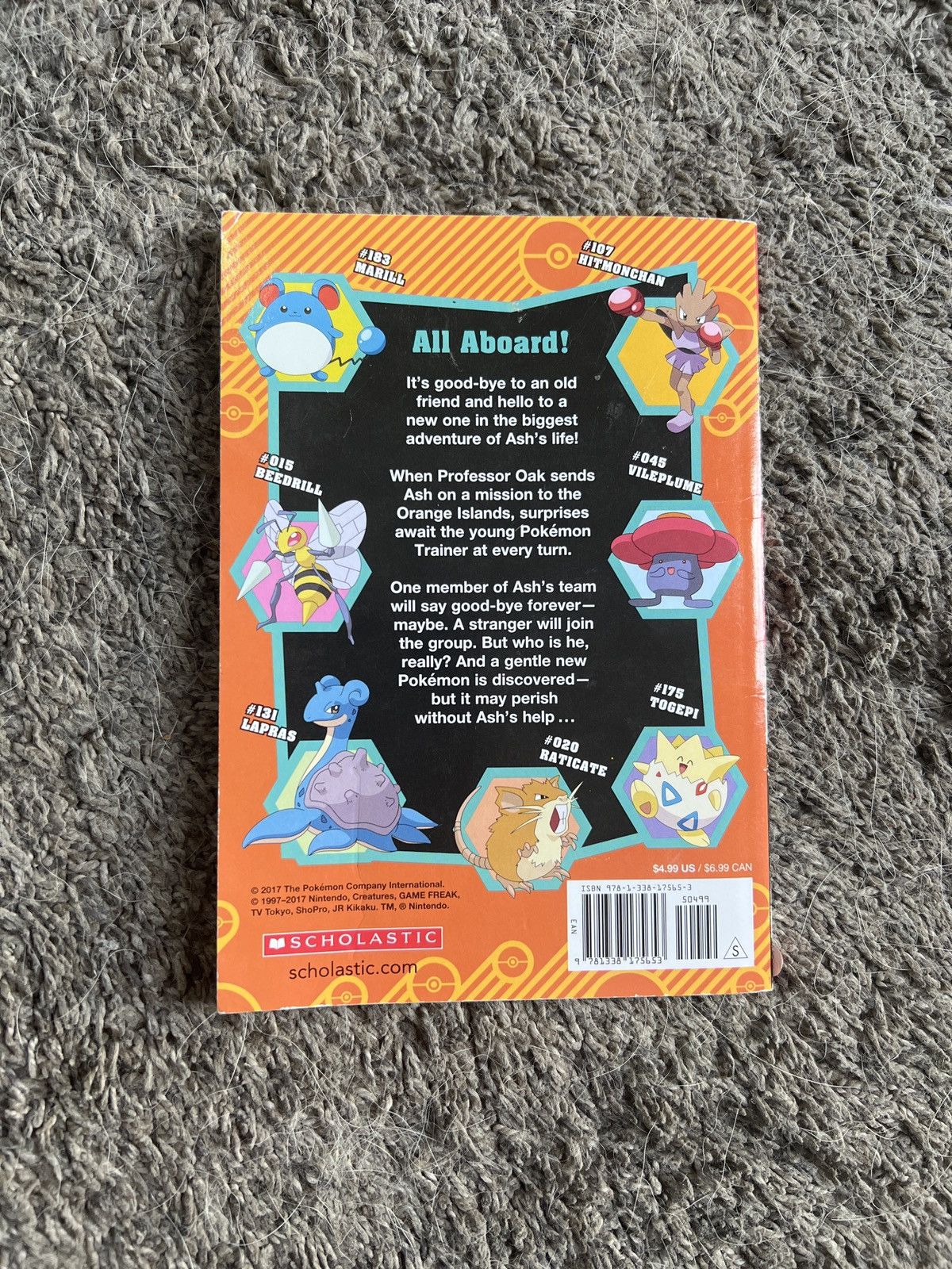Pokemon Scholastic Pokémon Journey To The Orange Islands Size ONE SIZE - 2 Thumbnail