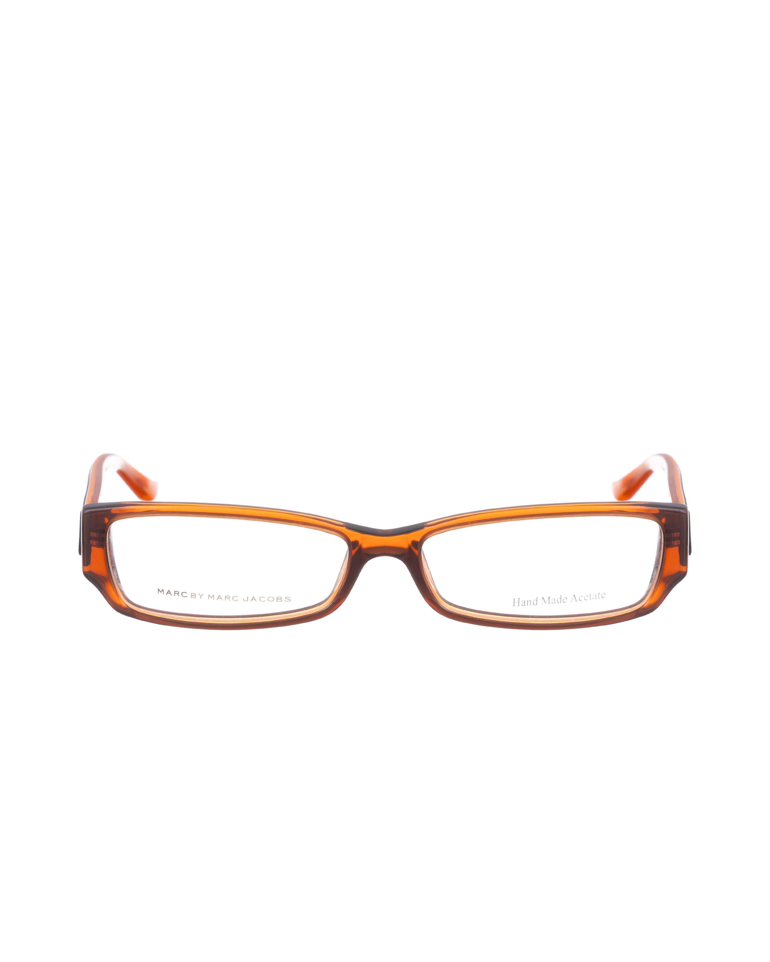 Marc Jacobs Marc by Marc Jacobs 00s Brown and Orange Transparent Glasses Size ONE SIZE - 1 Thumbnail