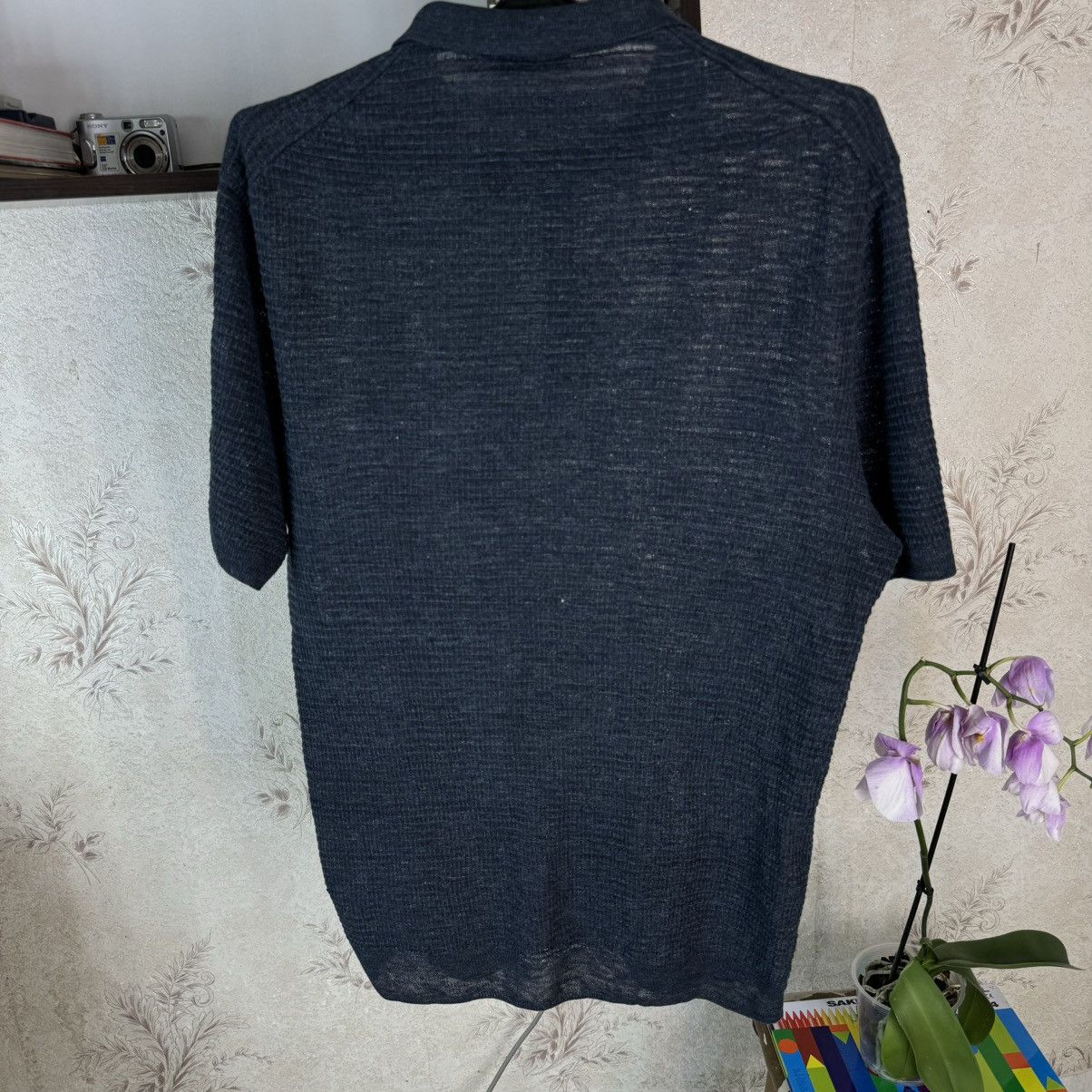Gran Sasso Gran Sasso T shirt Polo Luxury Italian XL Dark Blue Knited Size US XL / EU 56 / 4 - 10 Thumbnail