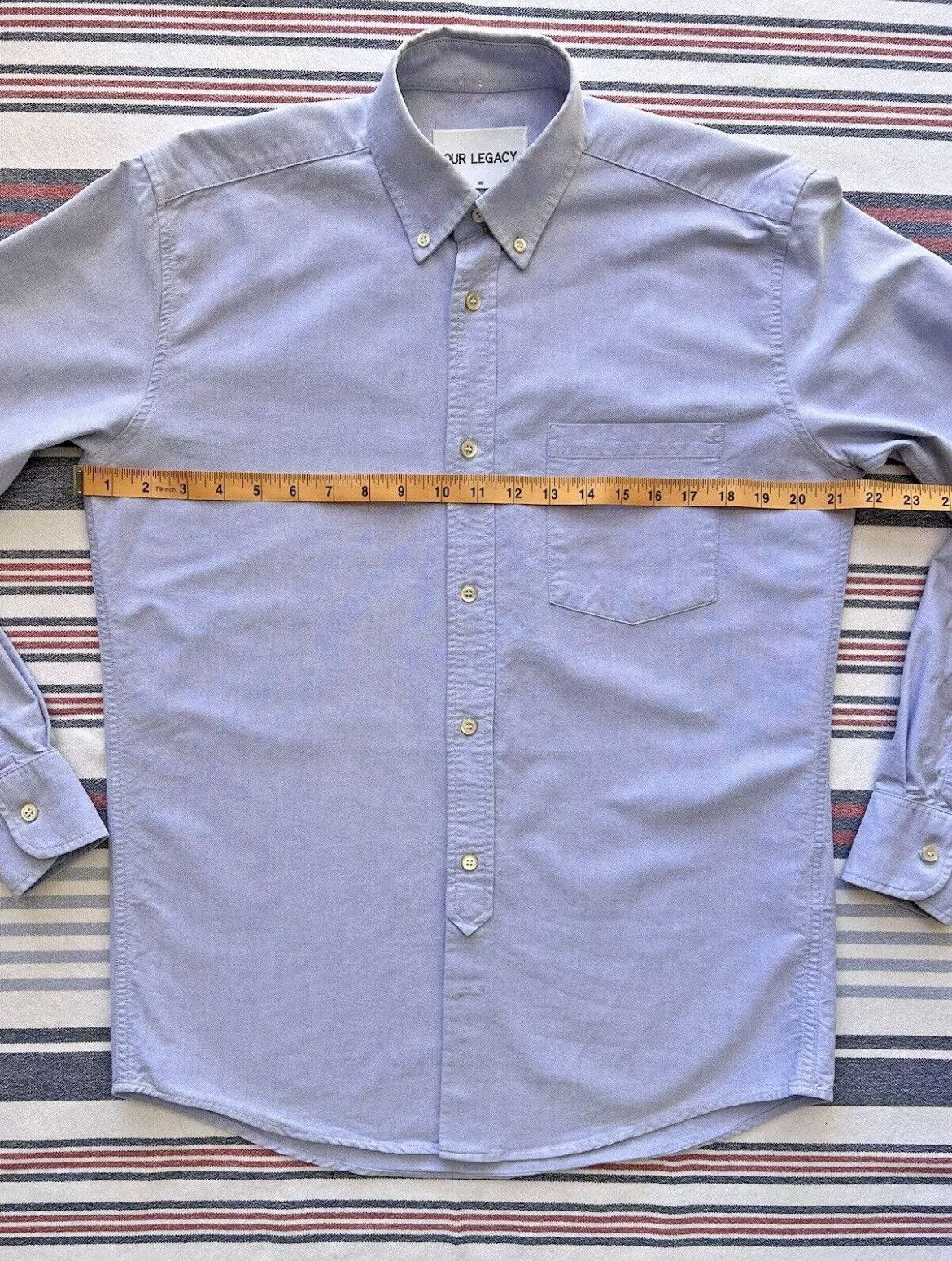 Our Legacy OUR LEGACY Oxford Men’s Button Down Shirt Size US S / EU 44-46 / 1 - 6 Thumbnail
