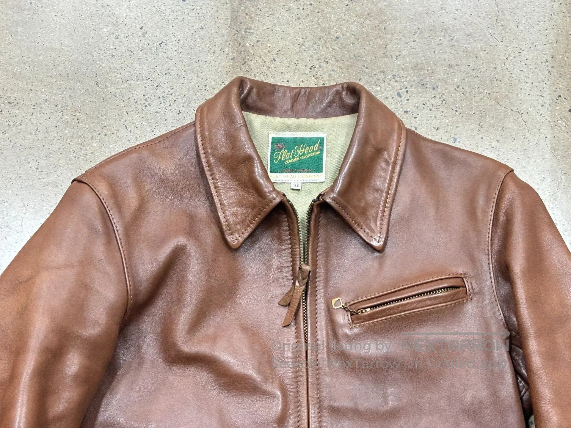 The Flat Head The Flat Head Horsehide Leather Jacket. Size US M / EU 48-50 / 2 - 4 Thumbnail