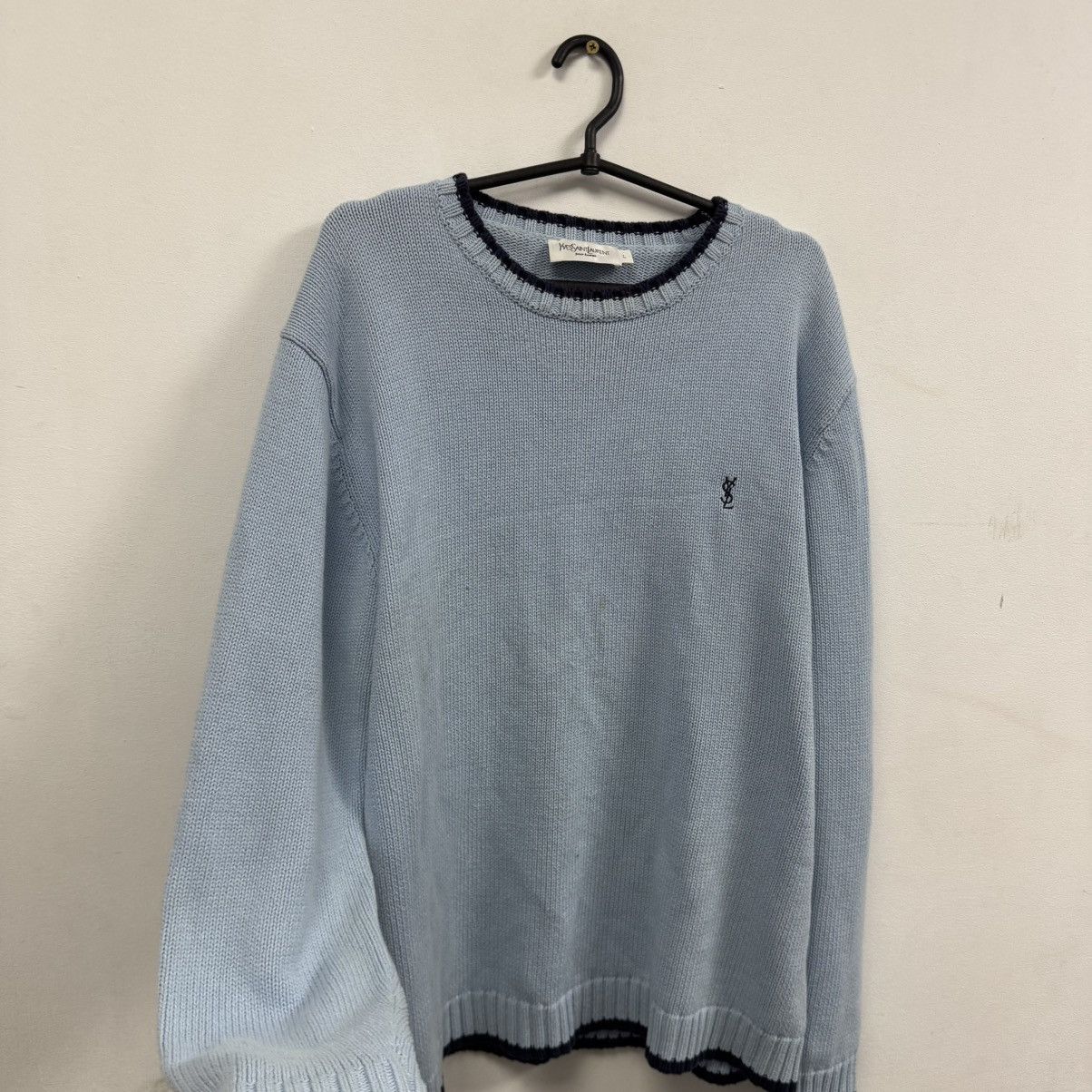 Yves Saint Laurent Vintage Yves Saint Lauren knit Sweatshirt Size US L / EU 52-54 / 3 - 4 Thumbnail