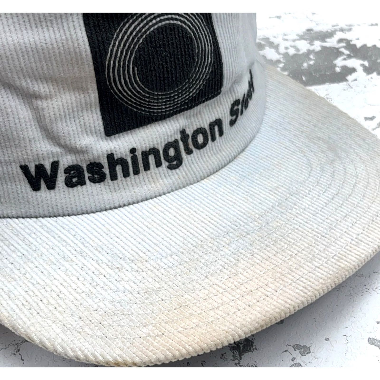 Vintage VINTAGE Washington Corduroy Trucker Hat Cap 80s USA Steel Snap Back Gray Size ONE SIZE - 3 Thumbnail