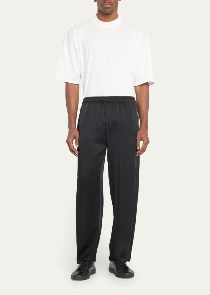 Saint Laurent Paris o1y0325 Logo Jogger & Sweatpant in Black Size US 34 / EU 50 - 5 Thumbnail