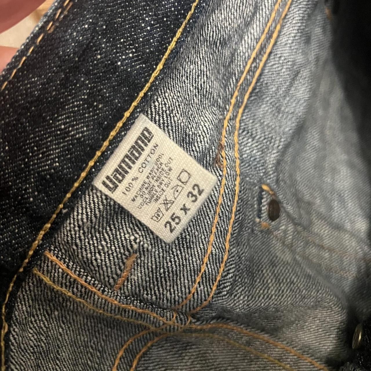 Evisu Evisu Yamane vintage low rise dark wash denim jeans Size 25" / US 0 / IT 36 - 7 Thumbnail