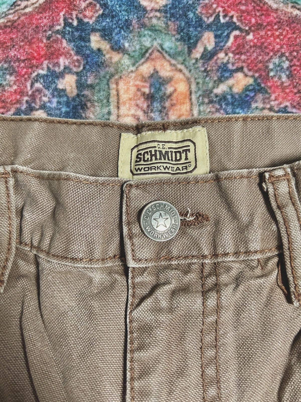 Carhartt × SCHMIDT × Vintage Vintage Schmidt workwear carpenter work pants Size US 32 / EU 48 - 8 Thumbnail