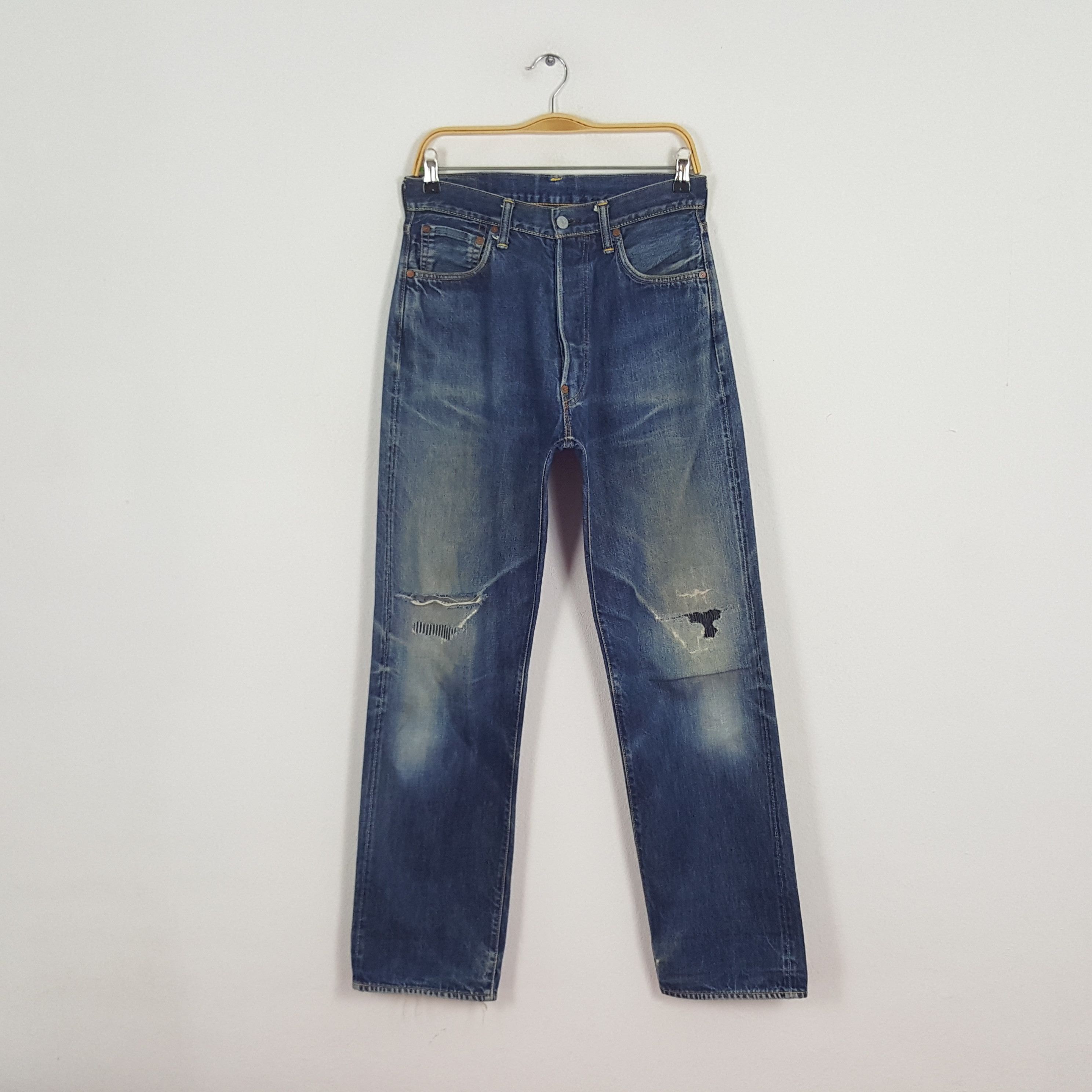 Evisu × Japanese Brand × Vintage Vintage Evisu Japanese Brand Daicock Custom Selvedge Jeans Size US 28 / EU 44 - 4 Thumbnail