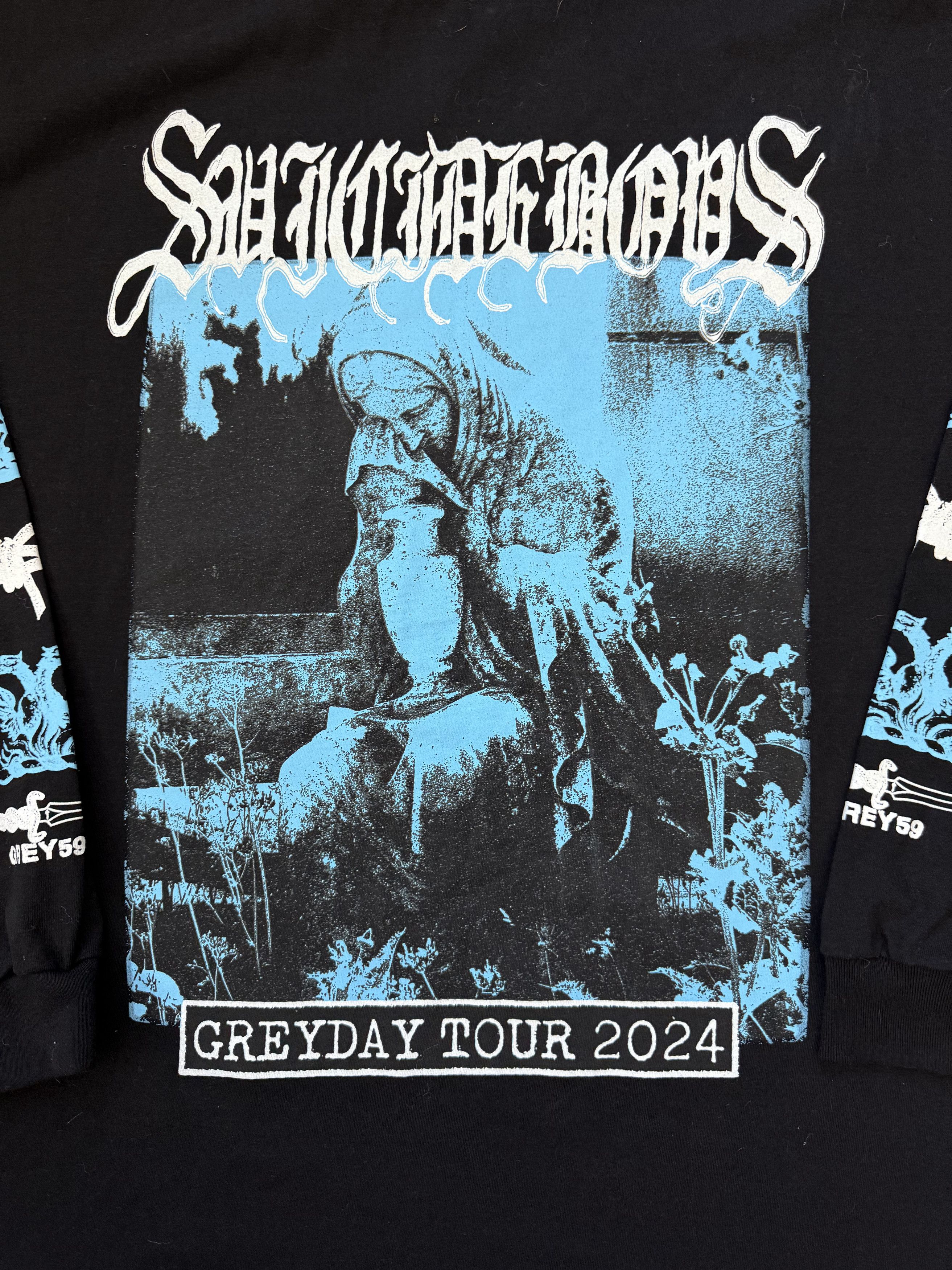 G59 Records $uicideBoy$ G59 GreyDay 2024 black blue long sleeve Size US XXL / EU 58 / 5 - 1 Thumbnail