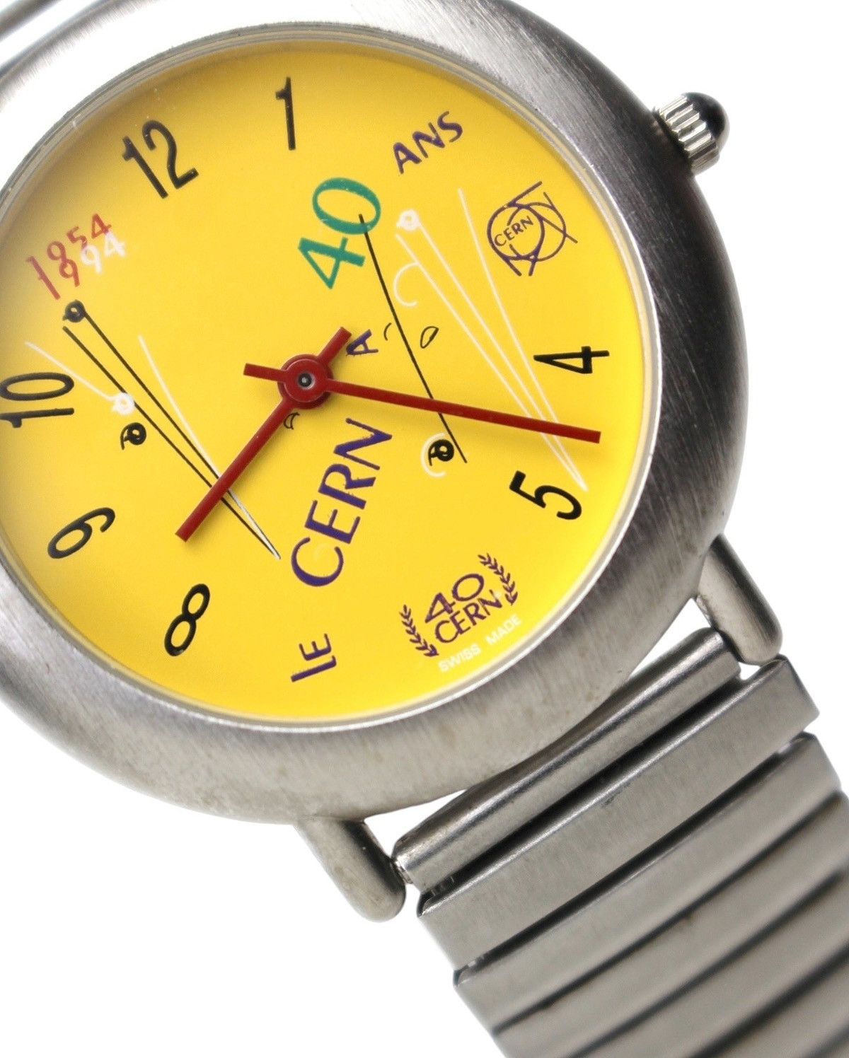 Vintage 1994 CERN 40TH ANNIVERSARY COMMEMORATIVE WATCH Size ONE SIZE - 6 Thumbnail