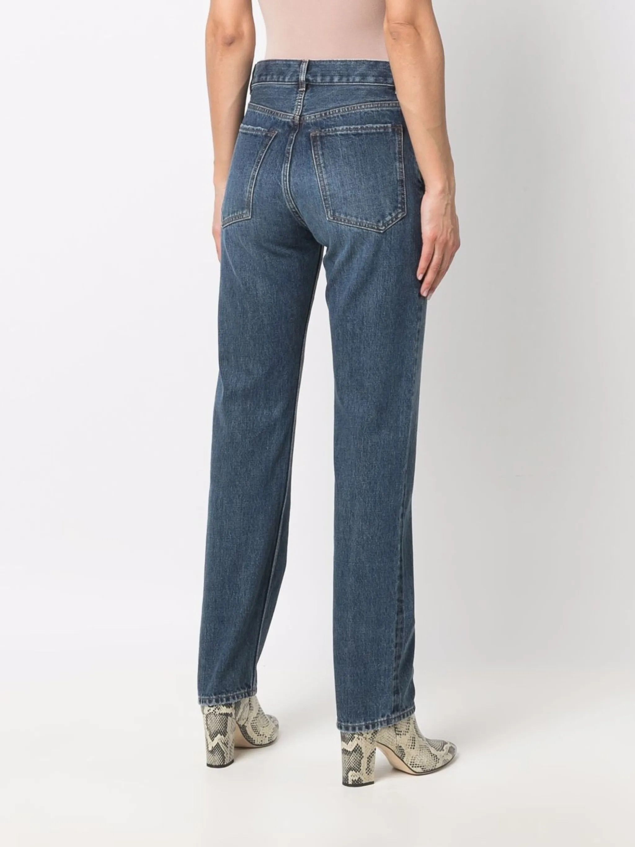 Chloe o1y0825 Denim Pant in Blue Size 28" / US 6 / IT 42 - 4 Thumbnail