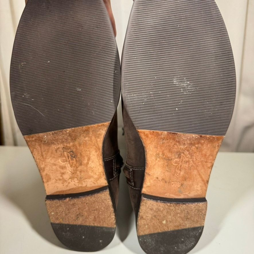 Cole Haan Cole Haan Brown Nubuck Leather Riding Boots Womens Sz 7.5 B Size US 7.5 / IT 37.5 - 7 Thumbnail