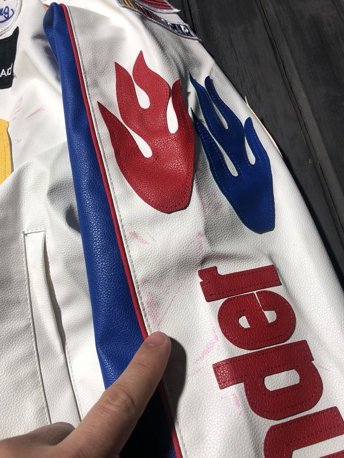 Japanese Brand Vintage Kanye West Balenciaga Style Cropped Racer Jacket Size US XL / EU 56 / 4 - 7 Thumbnail