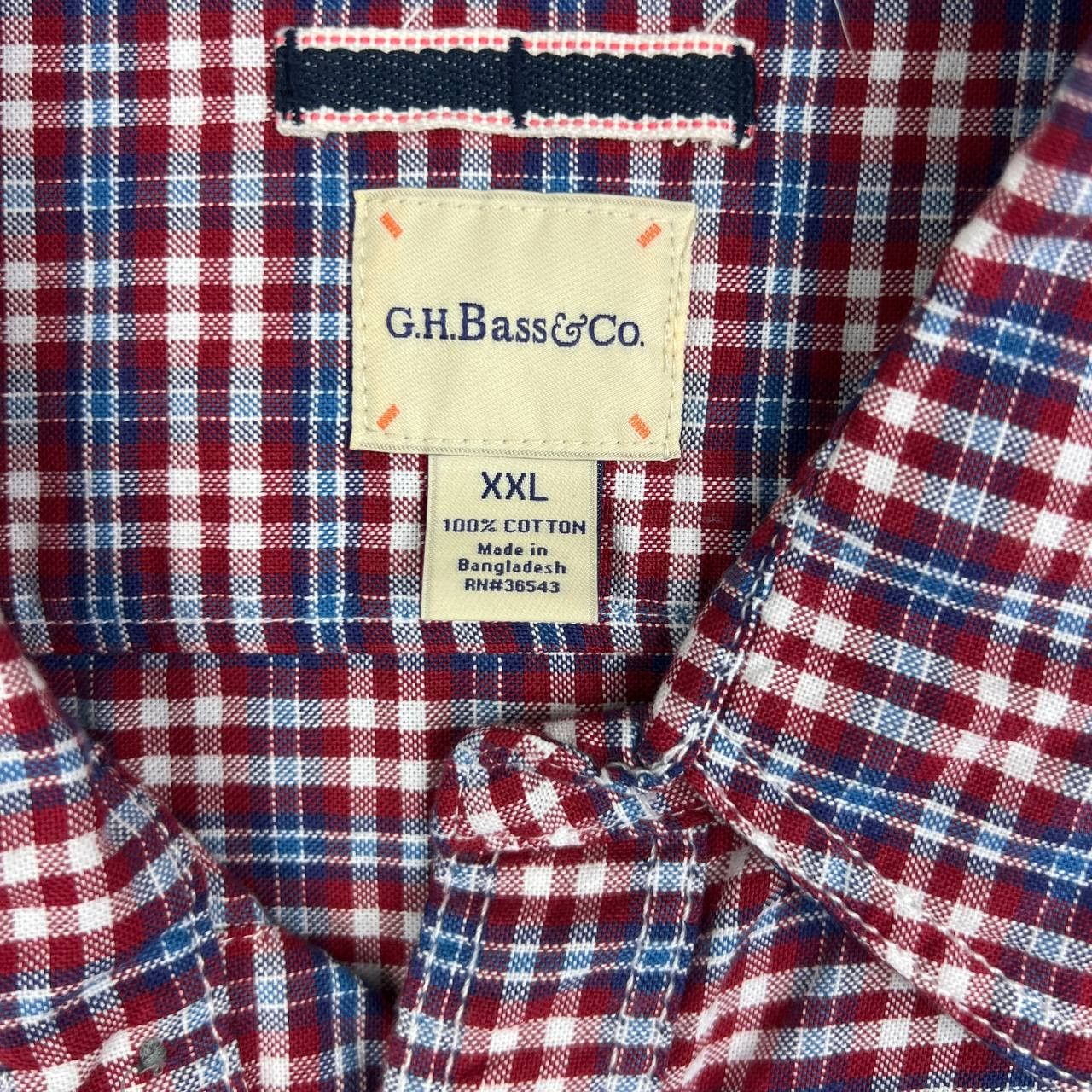 G.H. Bass & Co. G.H. Bass & Co Button Down XXL Plaid ShortSleeve Shirt New Size US XXL / EU 58 / 5 - 5 Thumbnail