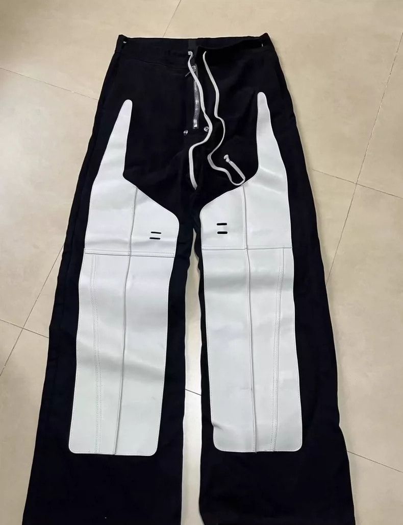 Rick Owens Rick Owens size US 46 22fw Geth Bela Leather Pants 2504-Ne Size US 30 / EU 46 - 1 Thumbnail